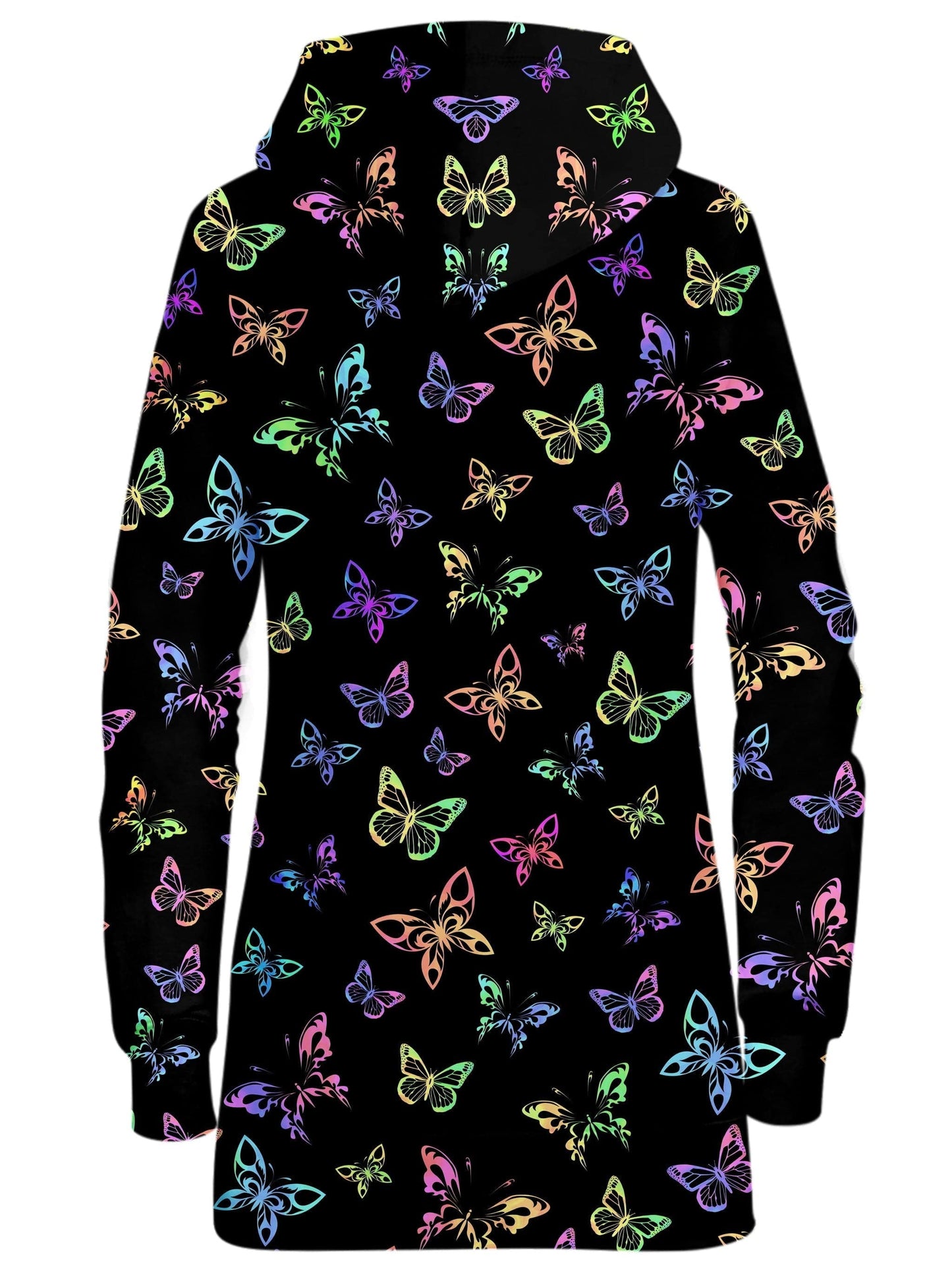 Psychedelic Butterflies Hoodie Dress, Sartoris Art, | iEDM