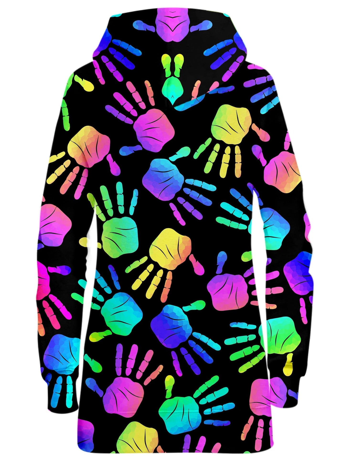 Rave Hands Hoodie Dress, Sartoris Art, | iEDM