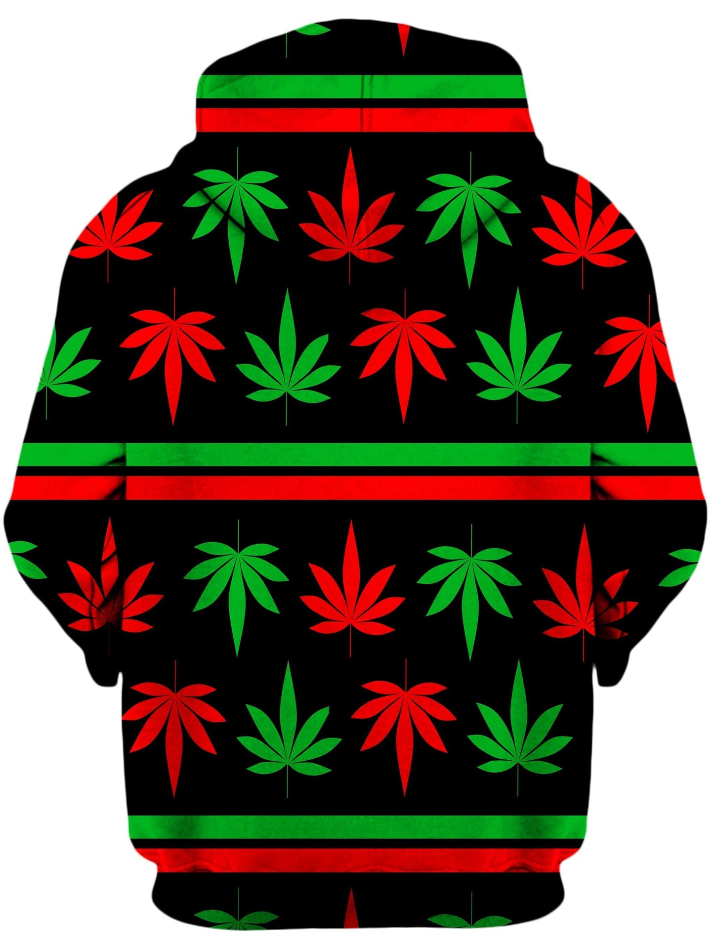 Red And Green Festive Bud Unisex Hoodie, Sartoris Art, | iEDM