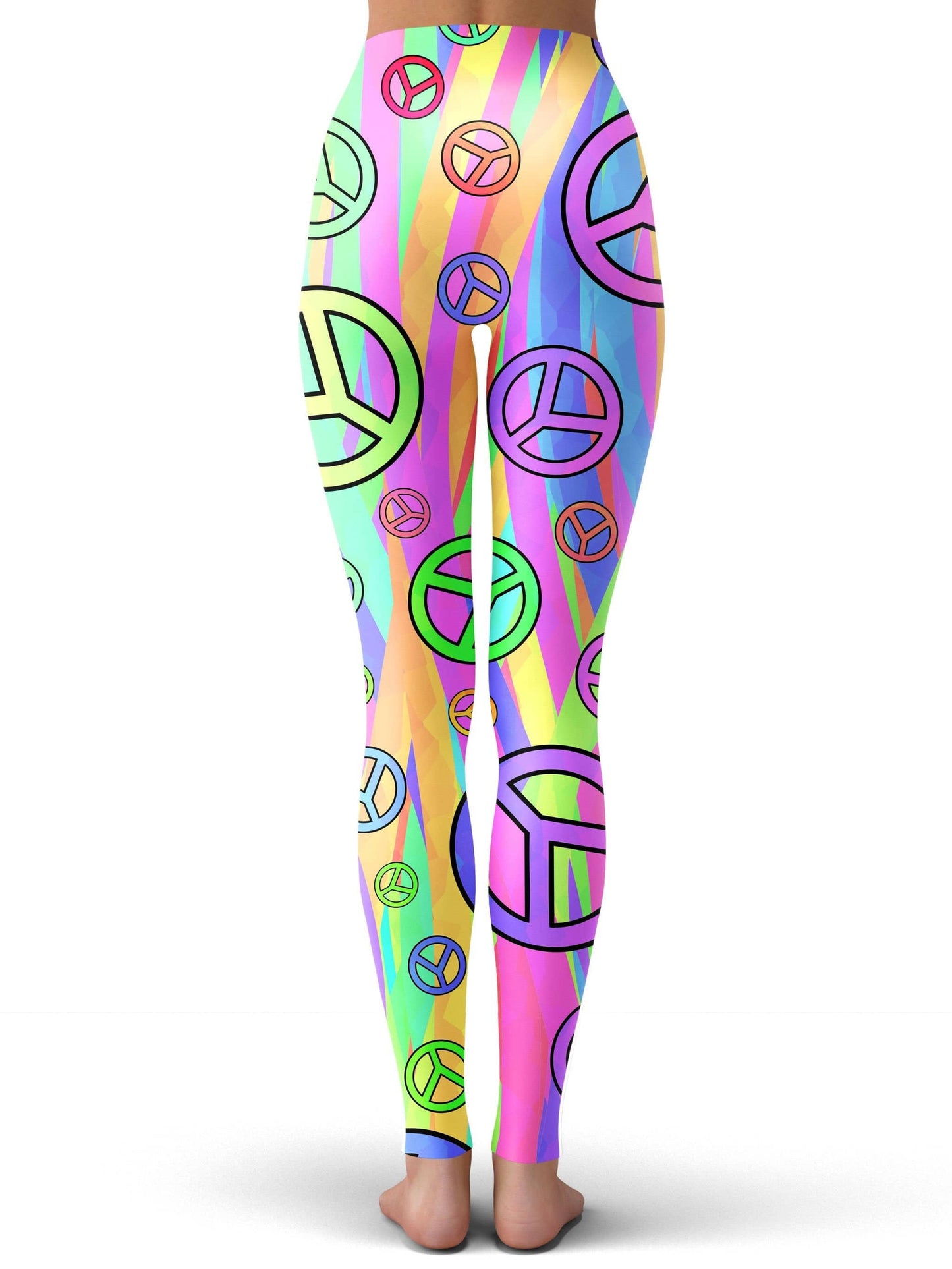 Retro Peace Symbol Leggings, Sartoris Art, | iEDM