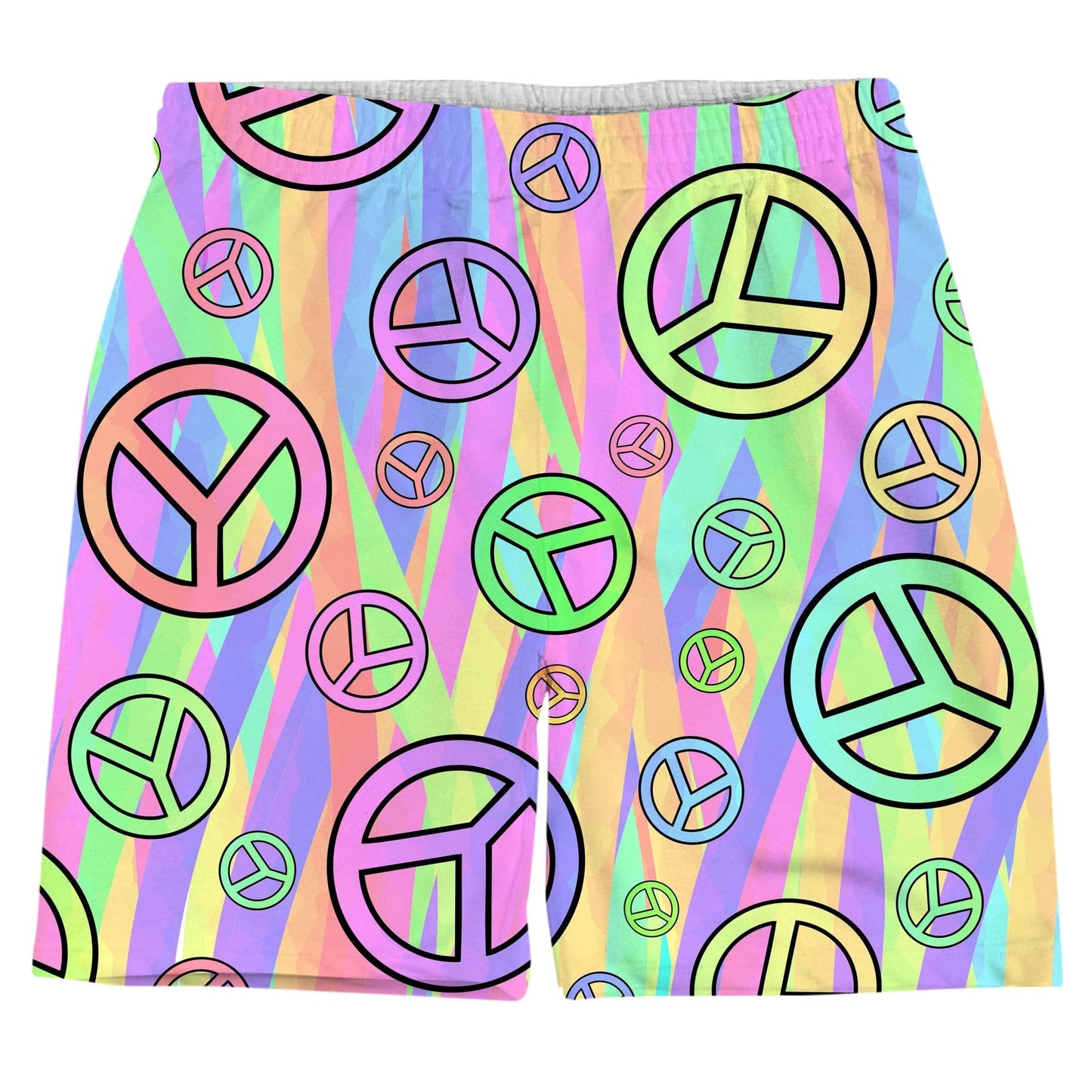 Retro Peace Symbol T-Shirt and Shorts Combo, Sartoris Art, | iEDM