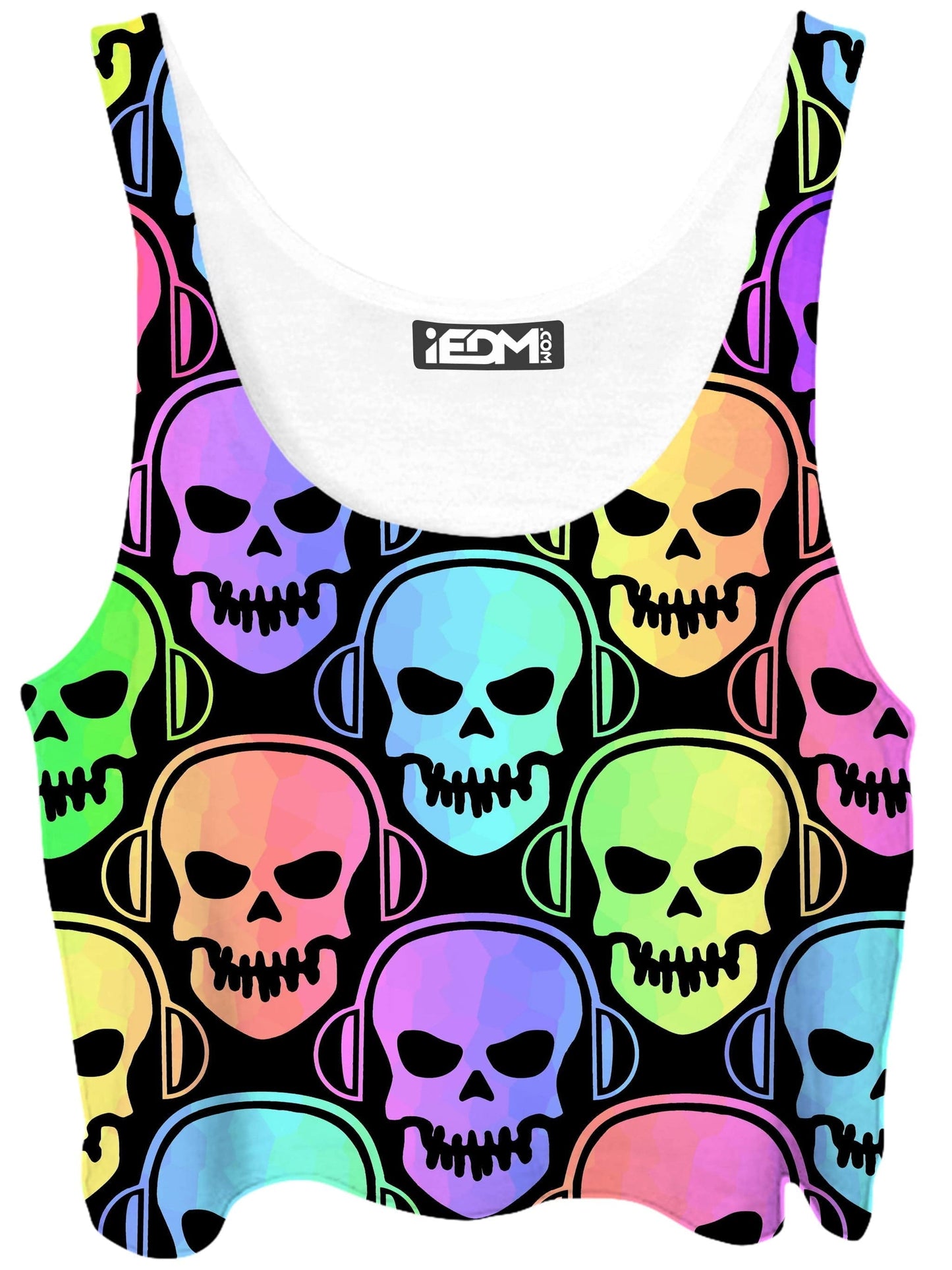Skull Deejays Crop Top, Sartoris Art, | iEDM