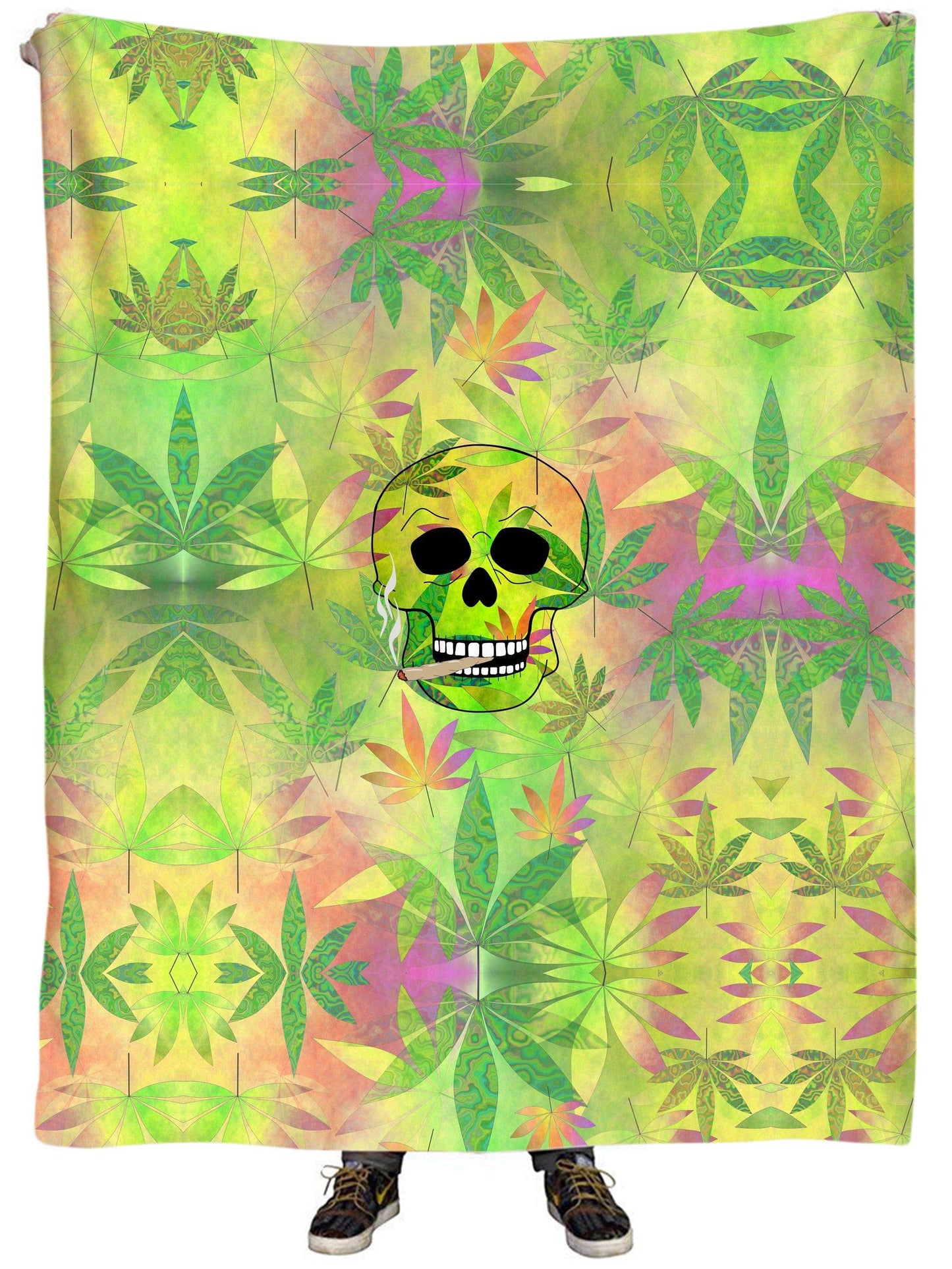 Skull Joint Plush Blanket, Sartoris Art, | iEDM