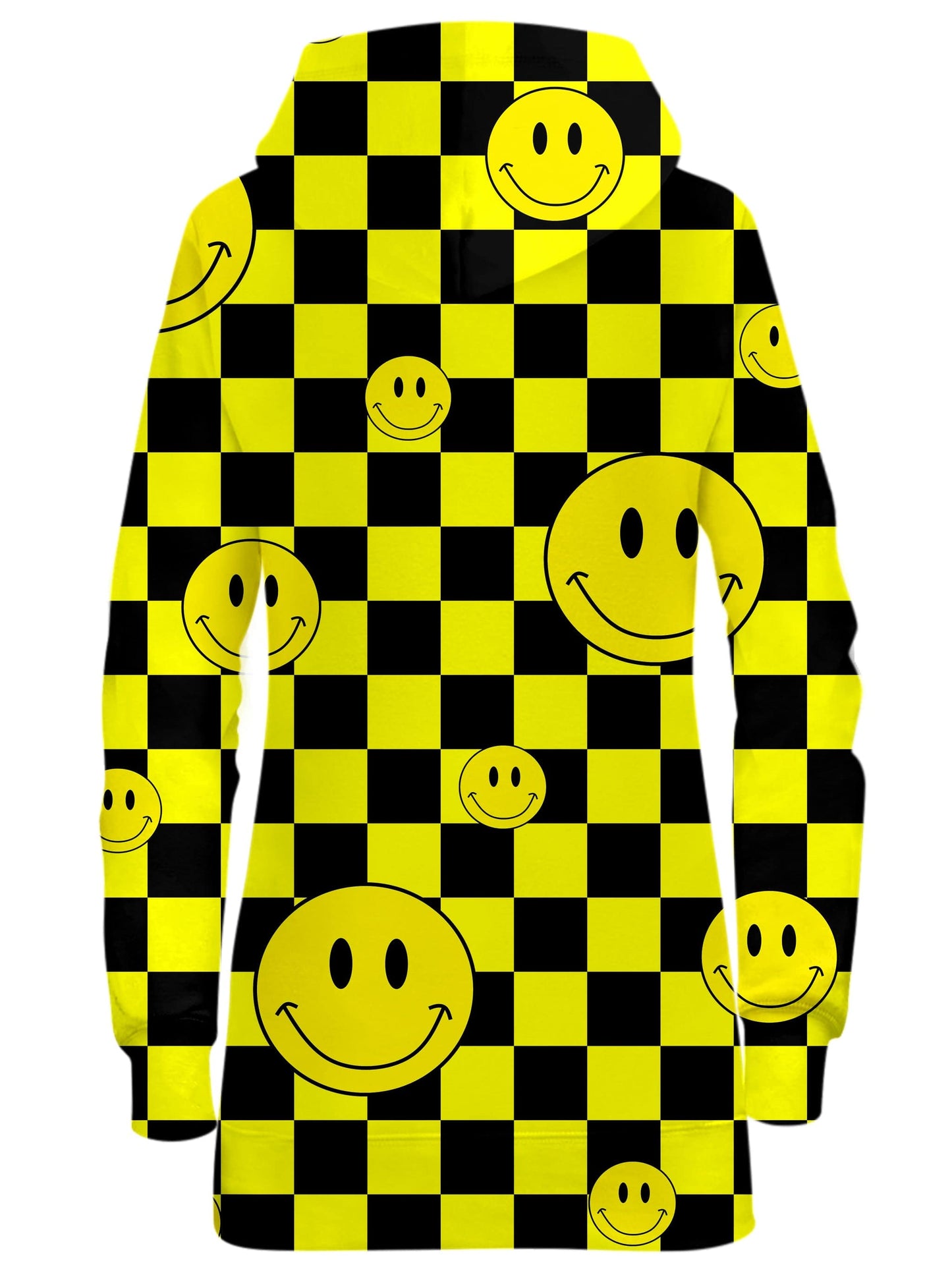 Smile Checkerboard Hoodie Dress, Sartoris Art, | iEDM