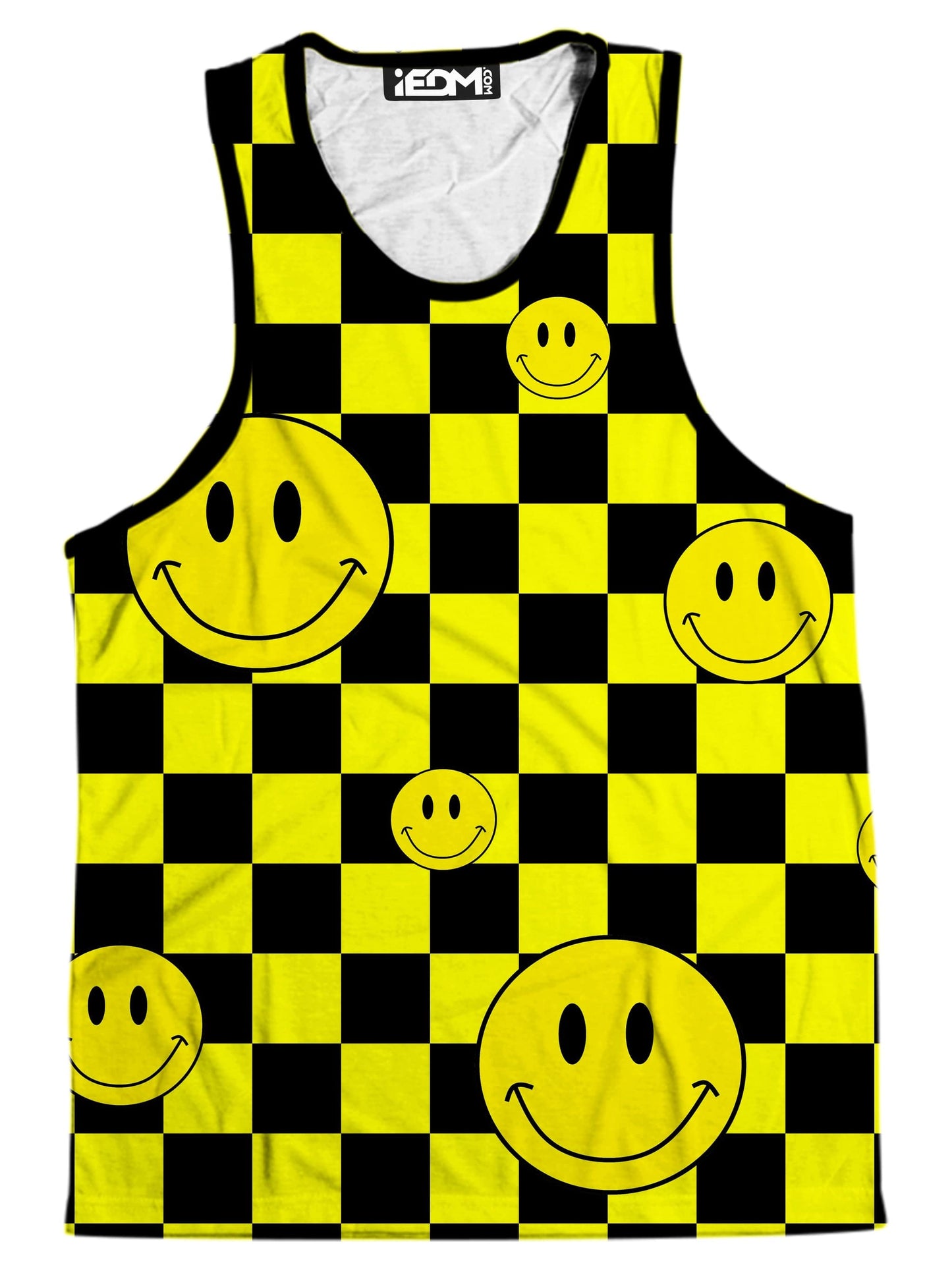 Smile Checkerboard Men's Tank, Sartoris Art, | iEDM
