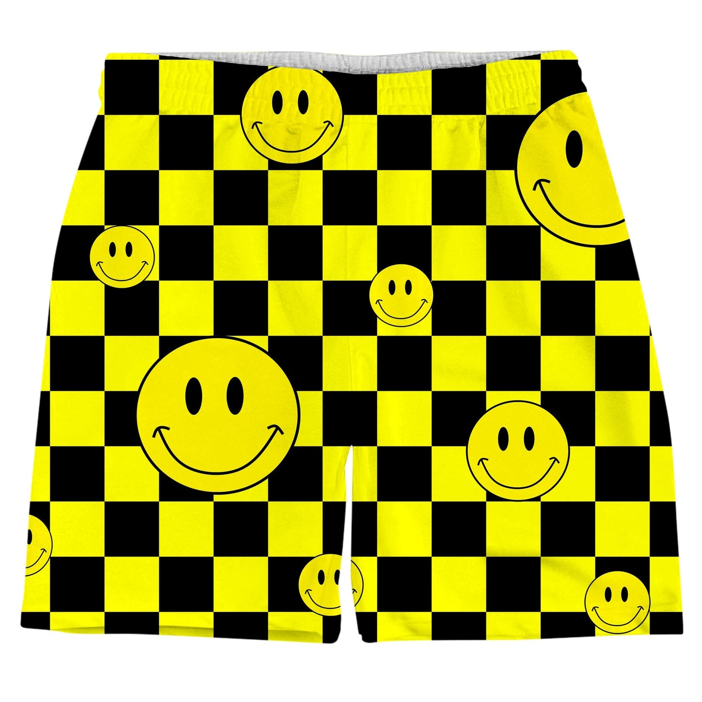 Smile Checkerboard Weekend Shorts, Sartoris Art, | iEDM