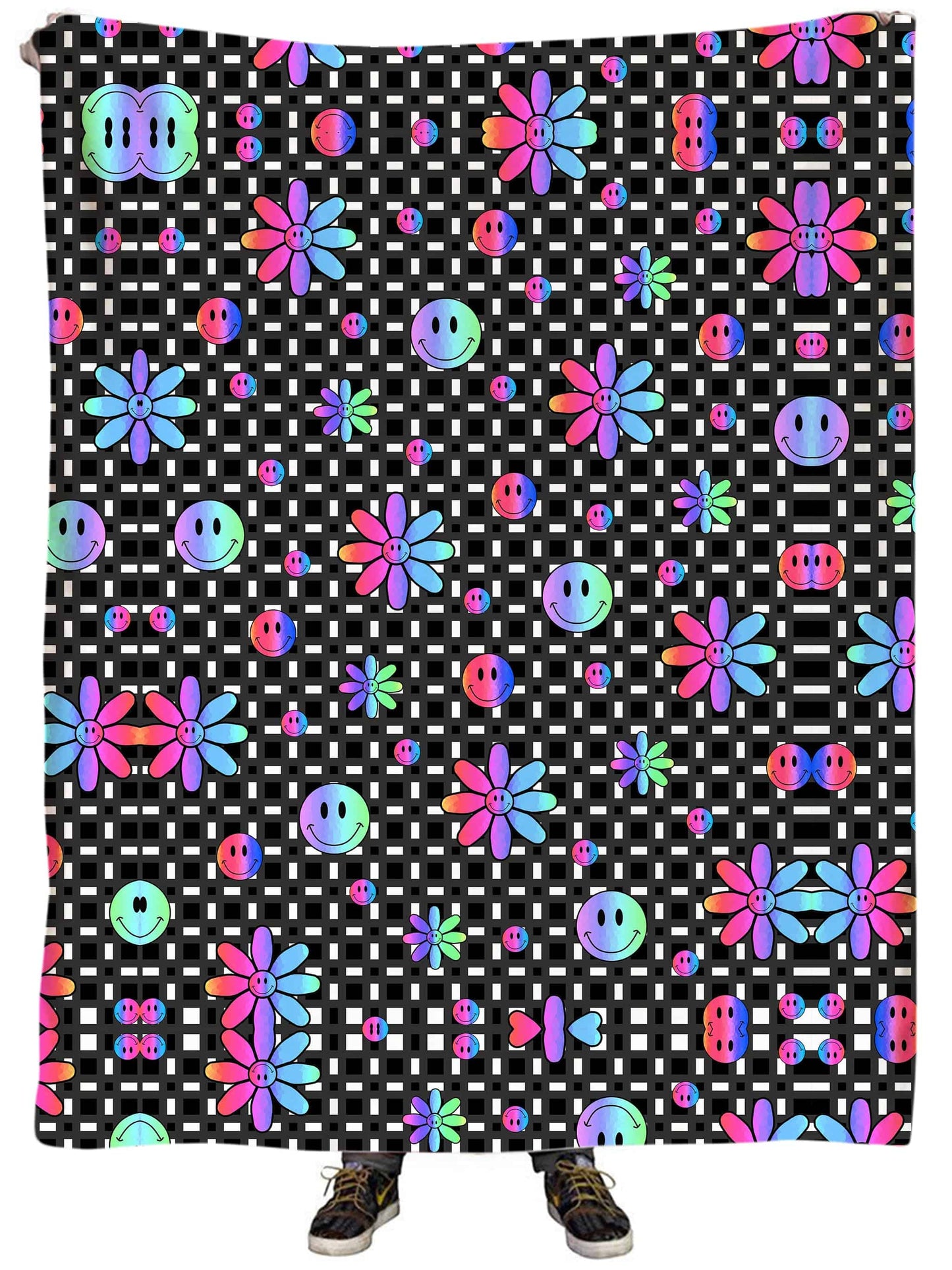 Smiles All Around Plush Blanket, Sartoris Art, | iEDM