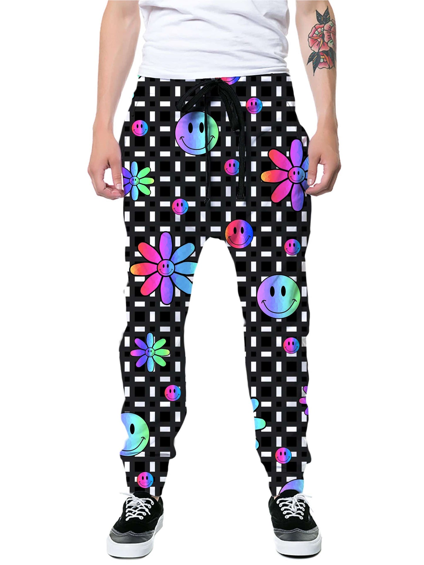 Smiles All Around Zip-Up Hoodie and Joggers Combo, Sartoris Art, | iEDM