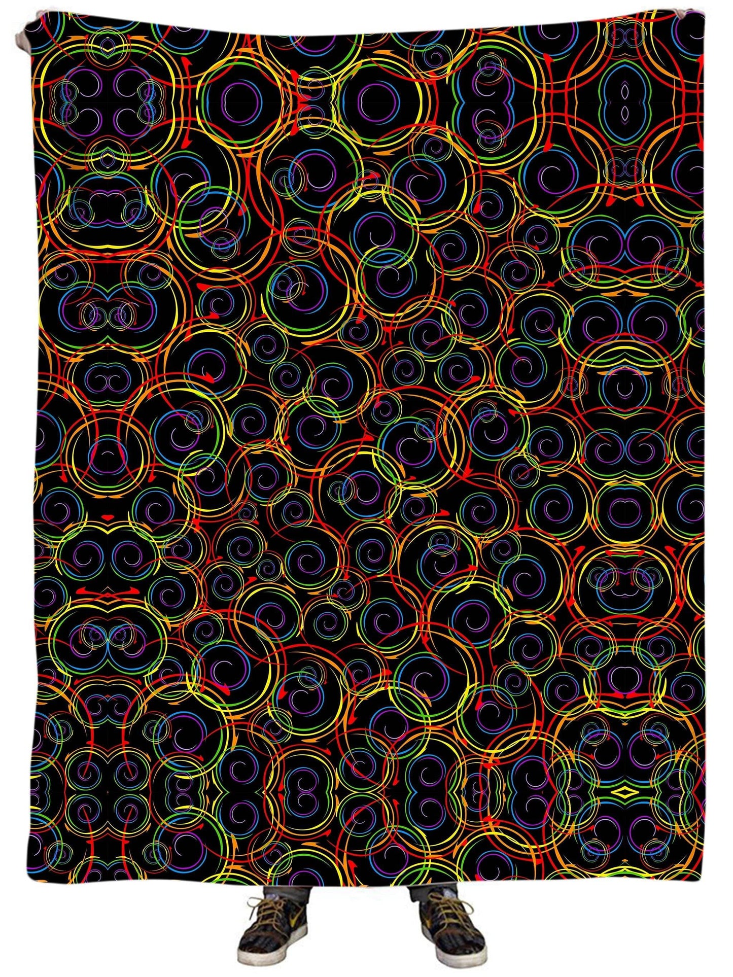 Swirl Abstract Plush Blanket, Sartoris Art, | iEDM