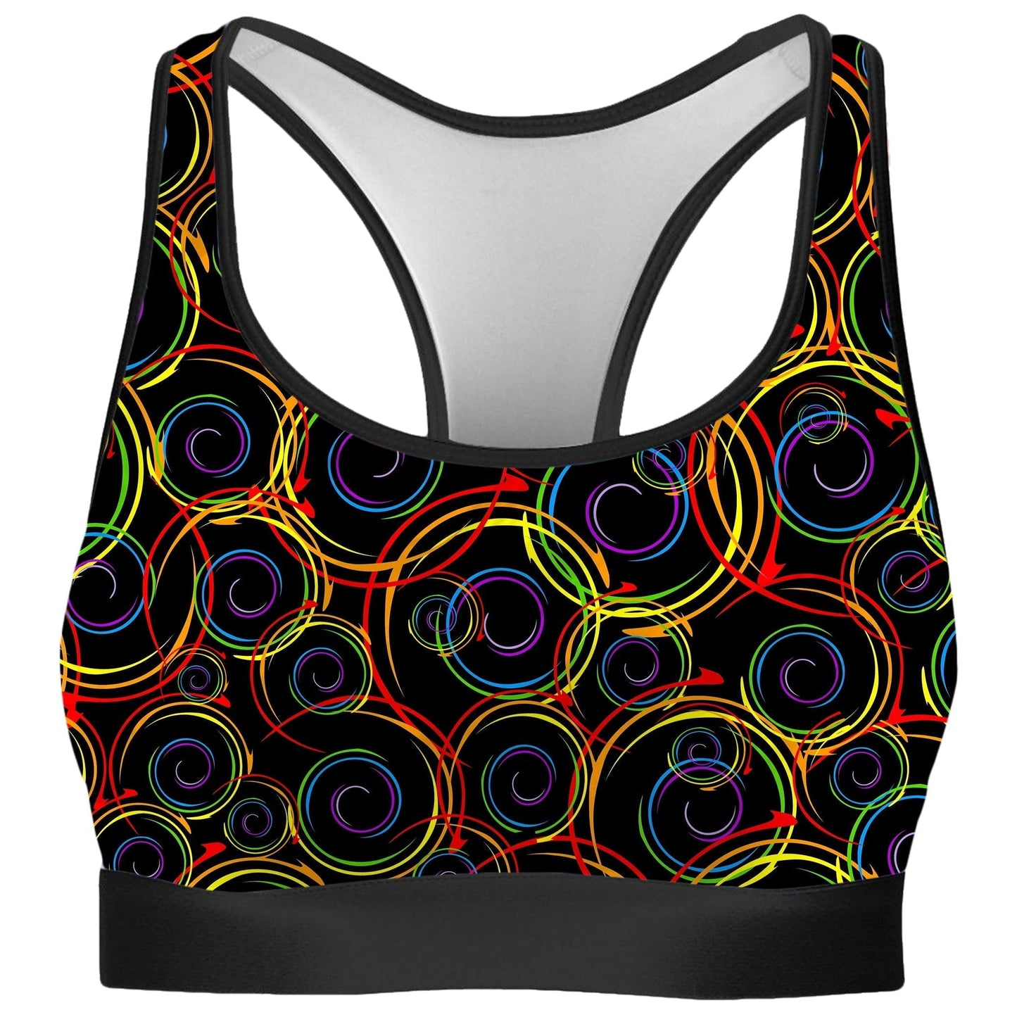 Swirl Abstract Rave Bra, Sartoris Art, | iEDM