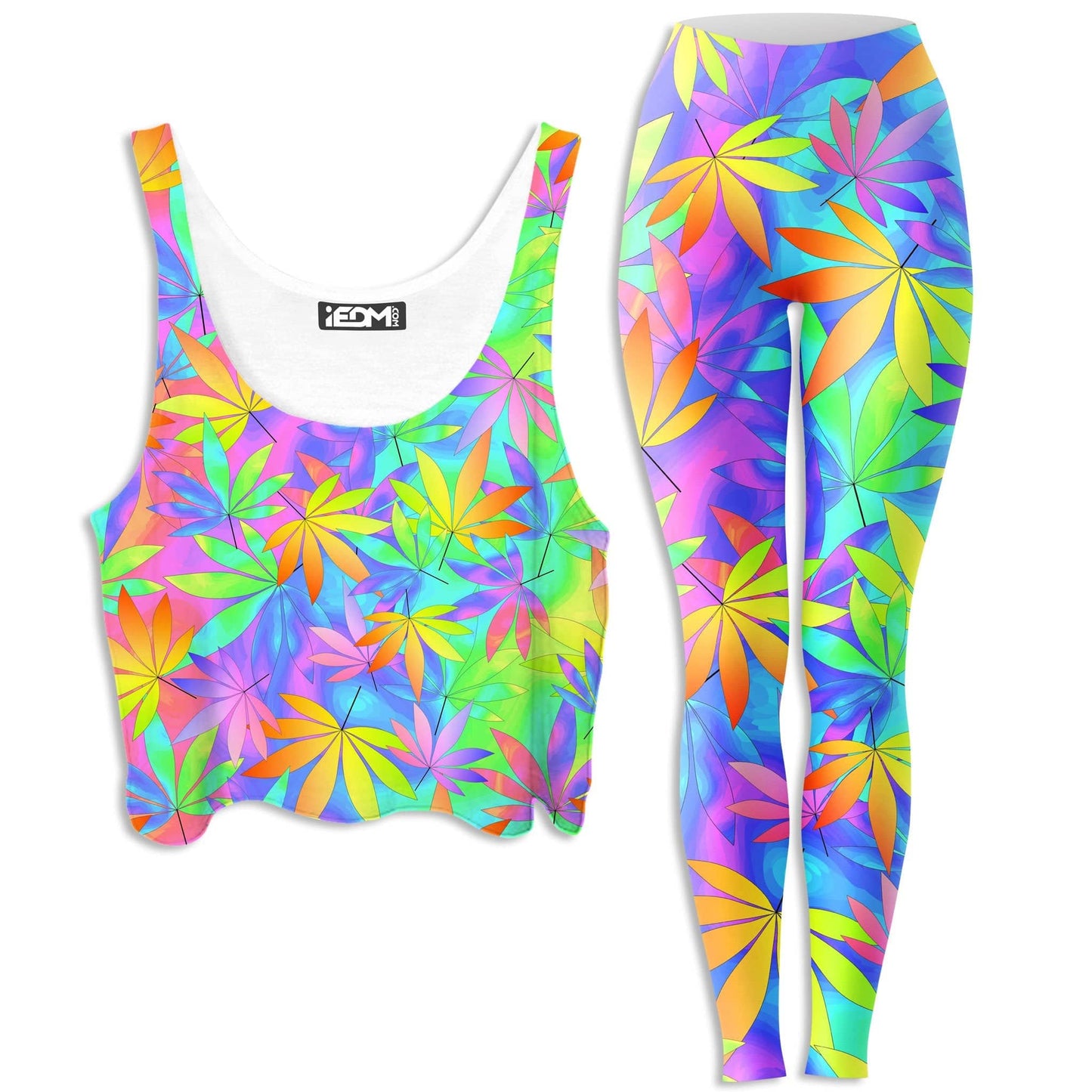 Take a Little Trip Crop Top and Leggings Combo, Sartoris Art, | iEDM