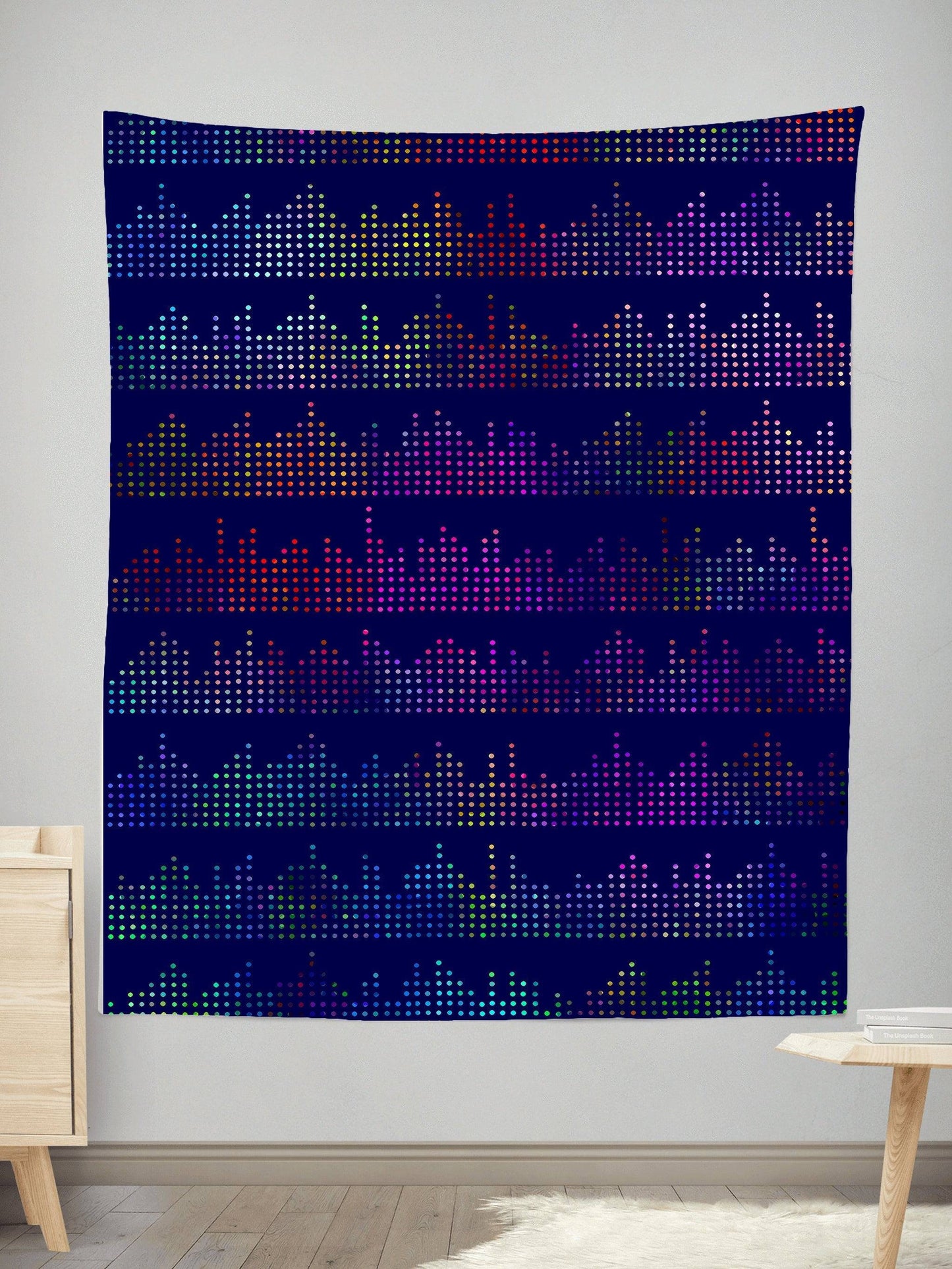 Techno Equalizer Bars Tapestry, Sartoris Art, | iEDM