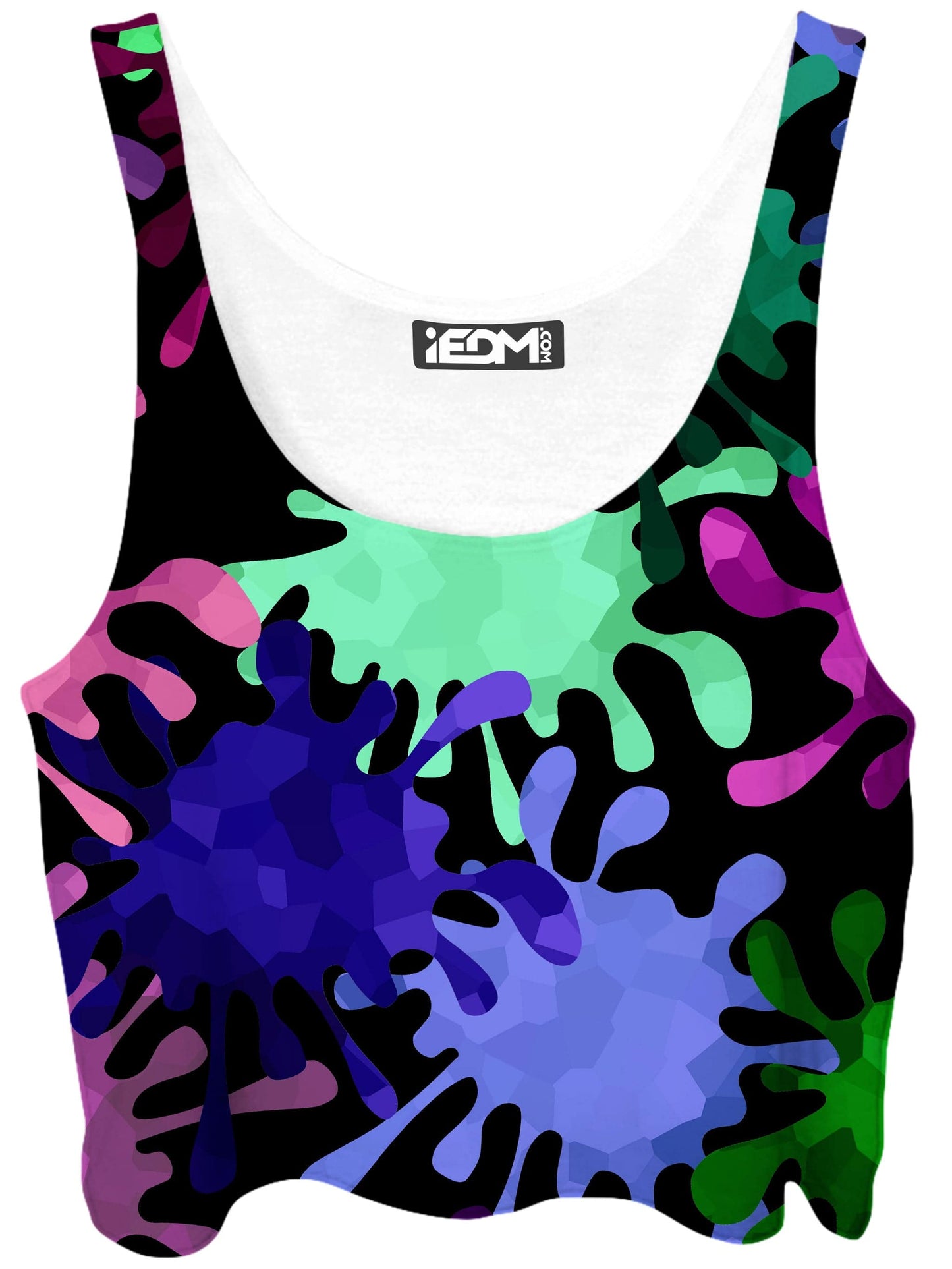 Tripadelic Splatter Crop Top, Sartoris Art, | iEDM