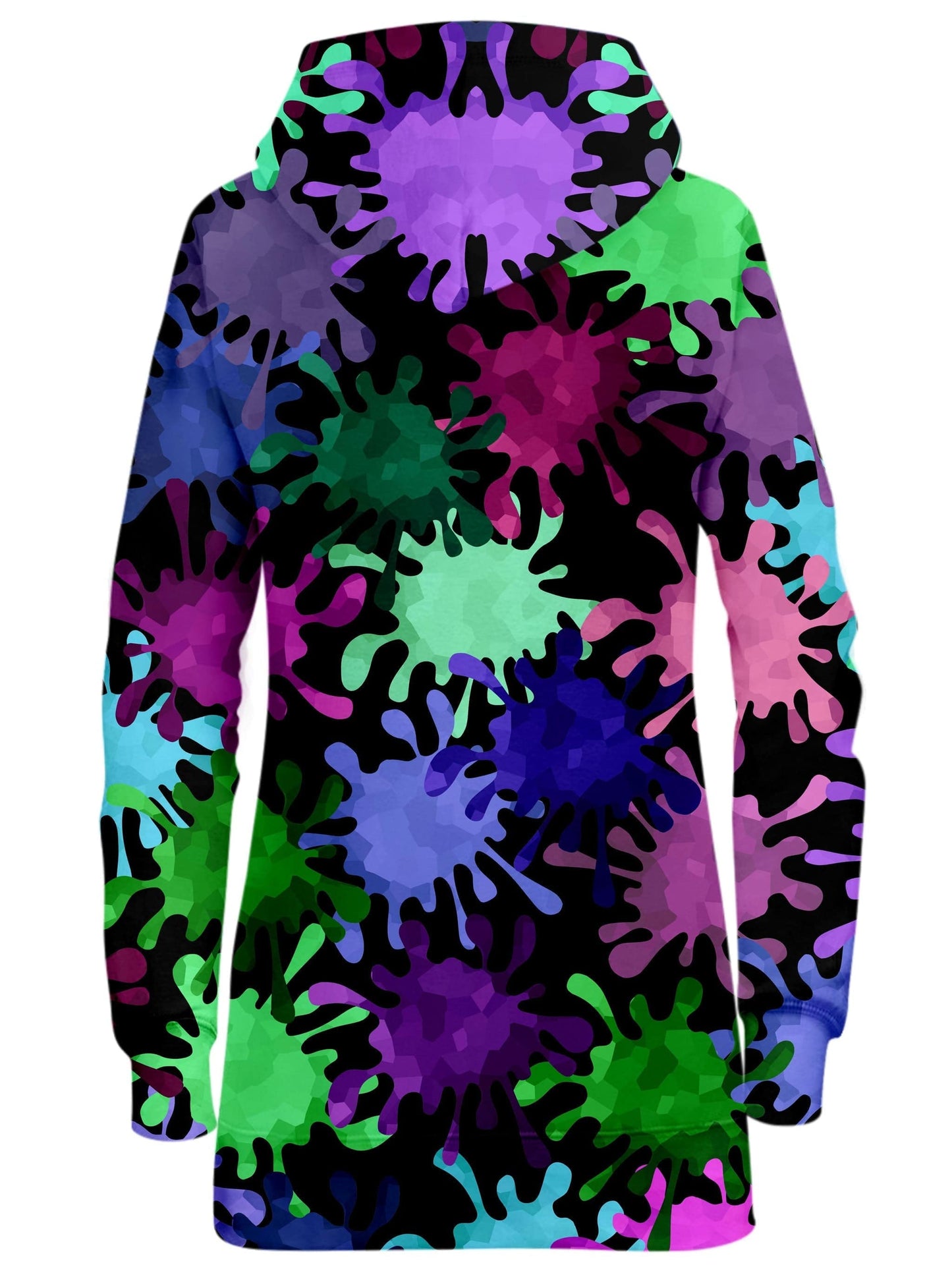 Tripadelic Splatter Hoodie Dress, Sartoris Art, | iEDM