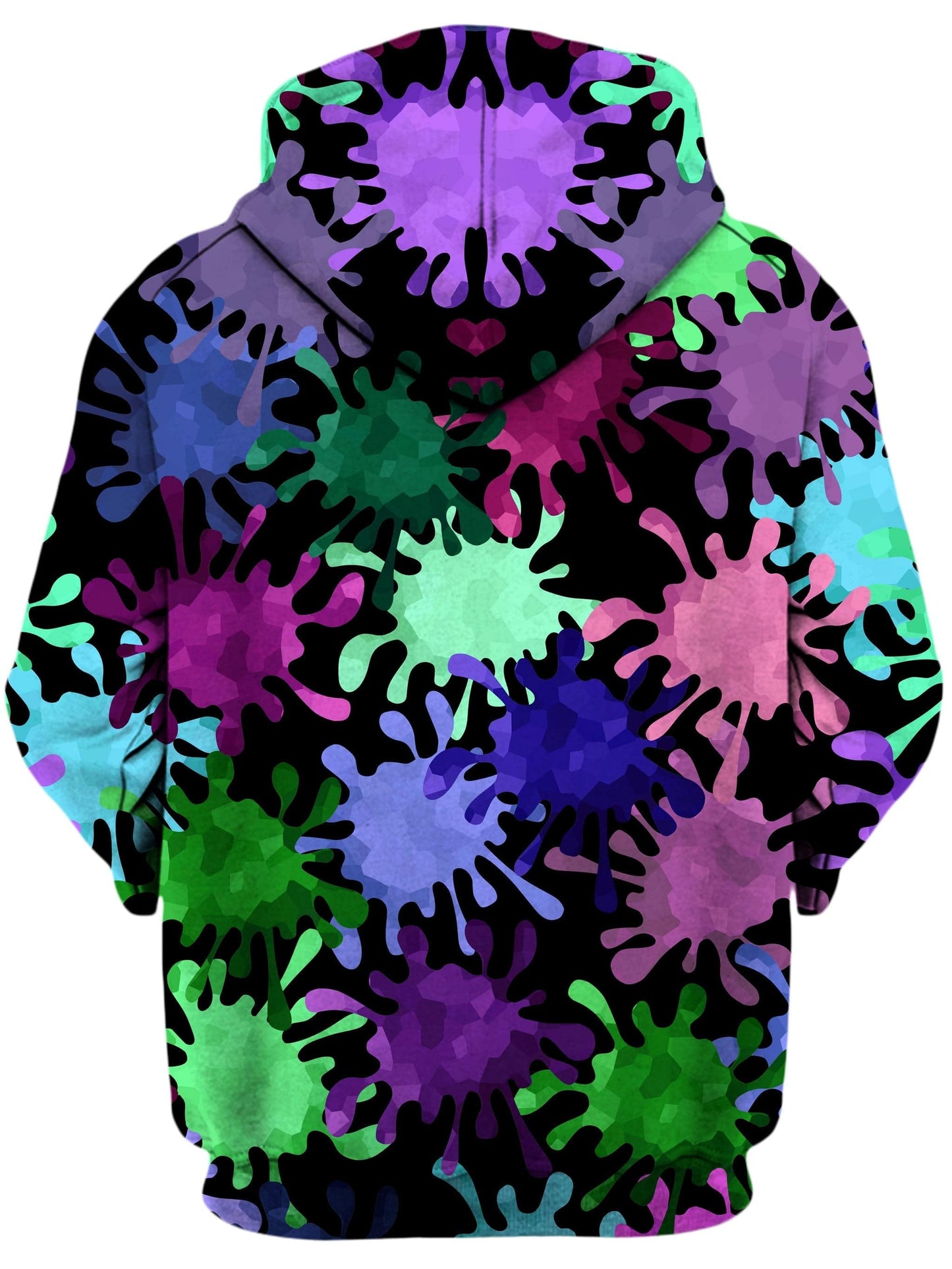 Tripadelic Splatter Unisex Zip-Up Hoodie, Sartoris Art, | iEDM