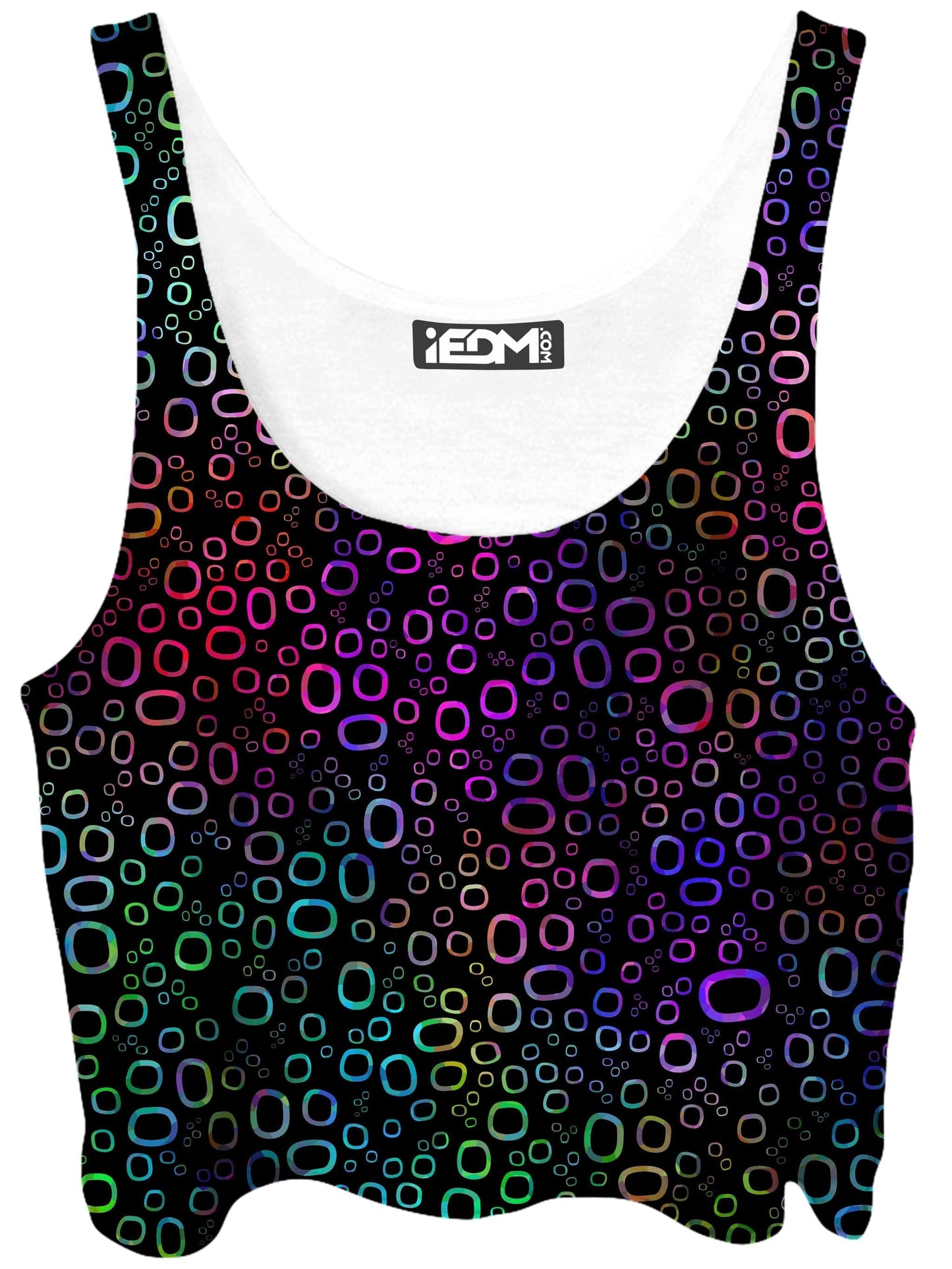 Trippy Color Journey Crop Top, Sartoris Art, | iEDM