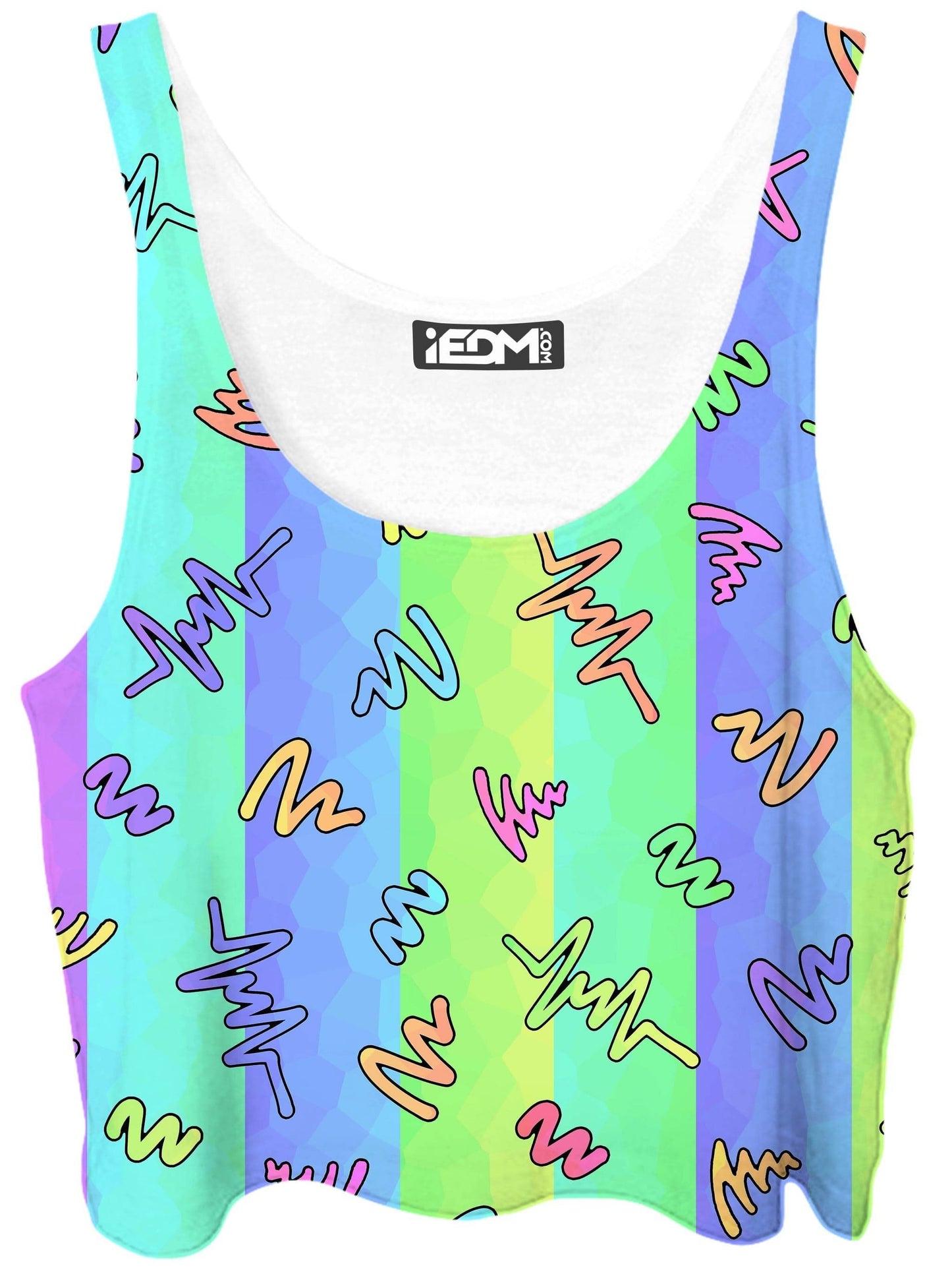 Trippy Doodles Crop Top, Sartoris Art, | iEDM