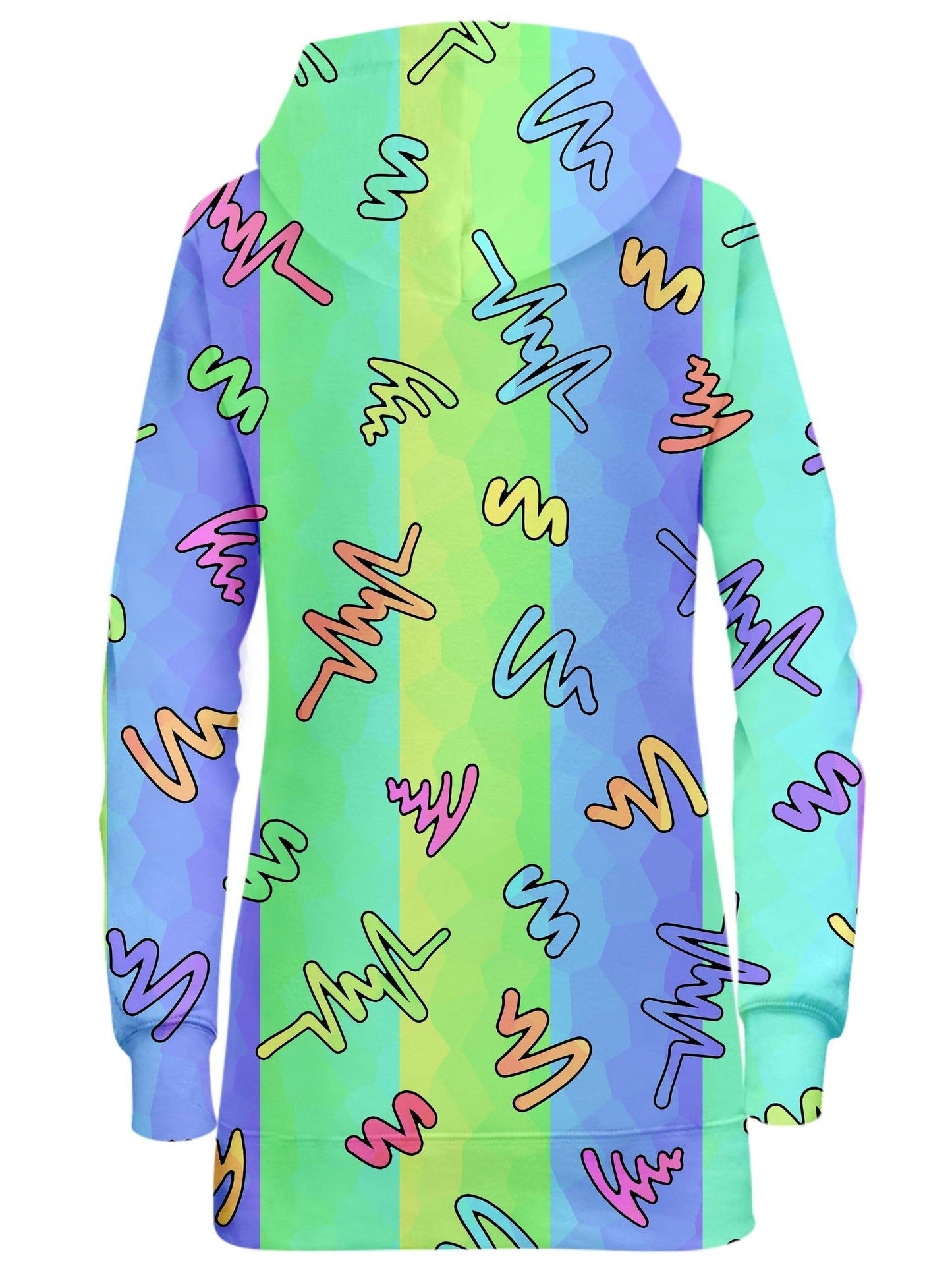 Trippy Doodles Hoodie Dress, Sartoris Art, | iEDM