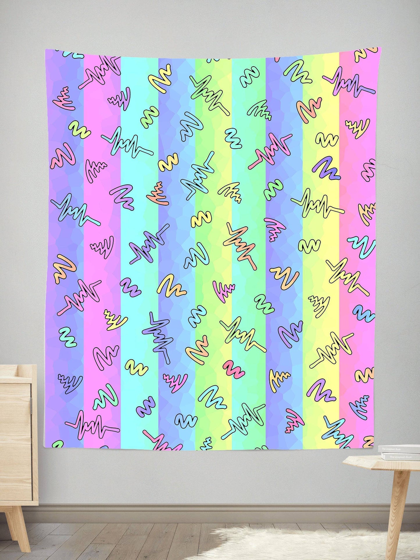 Trippy Doodles Tapestry, Sartoris Art, | iEDM