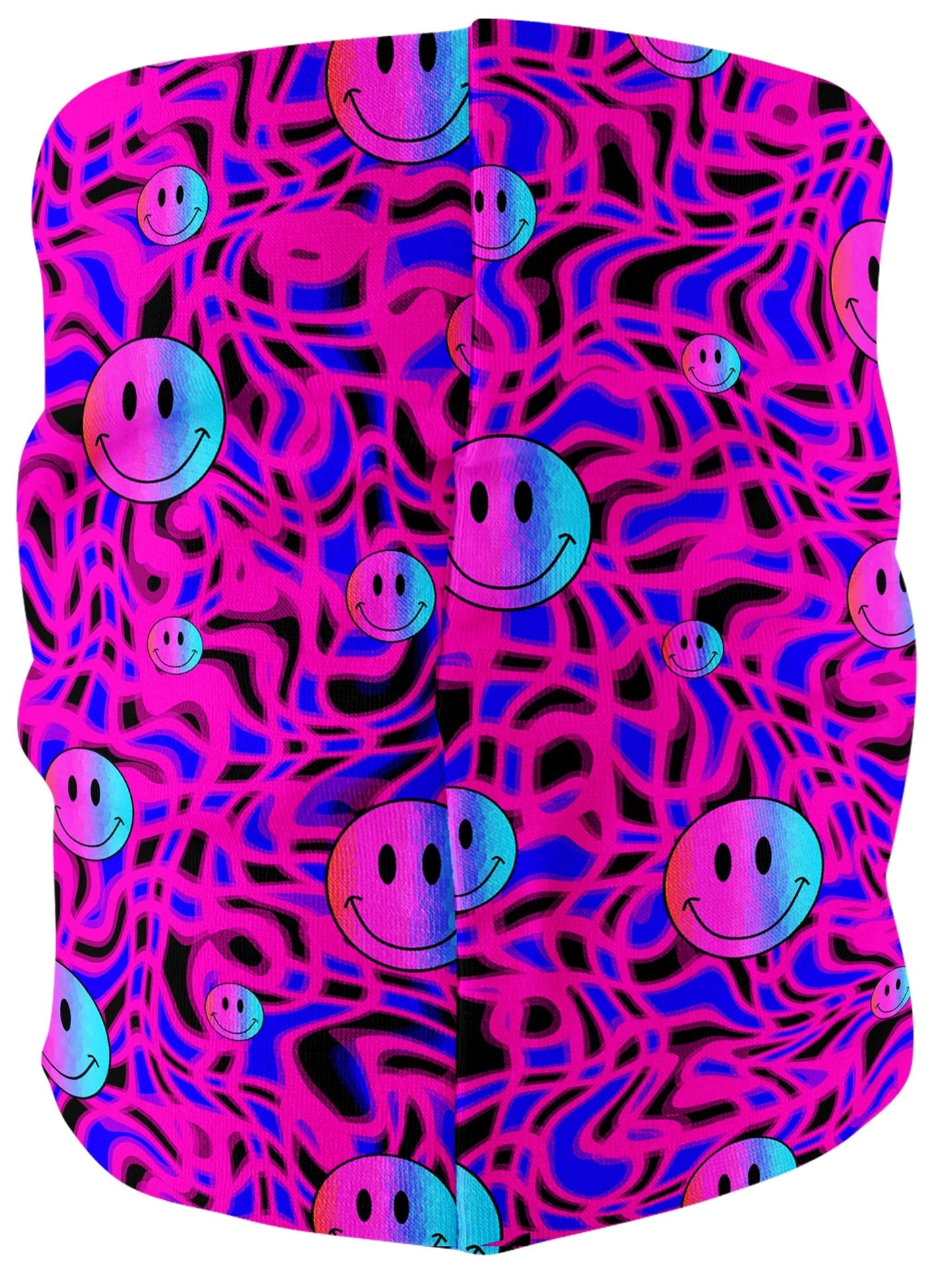 Trippy Smiles Bandana Mask, Sartoris Art, | iEDM