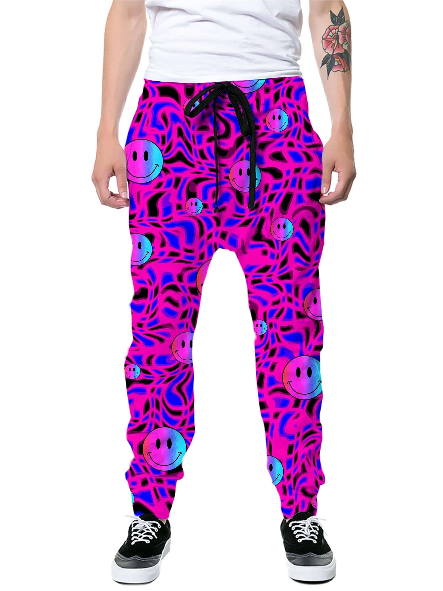 Trippy Smiles Joggers, Sartoris Art, | iEDM