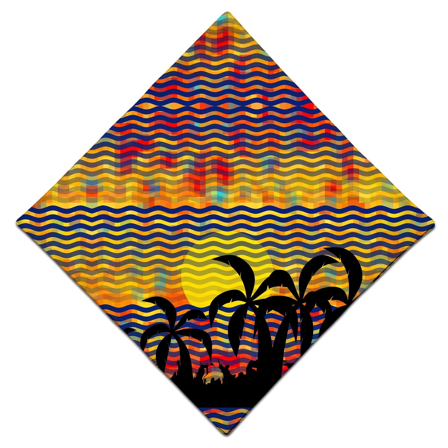 Trippy Tropical Nights Bandana, Sartoris Art, | iEDM