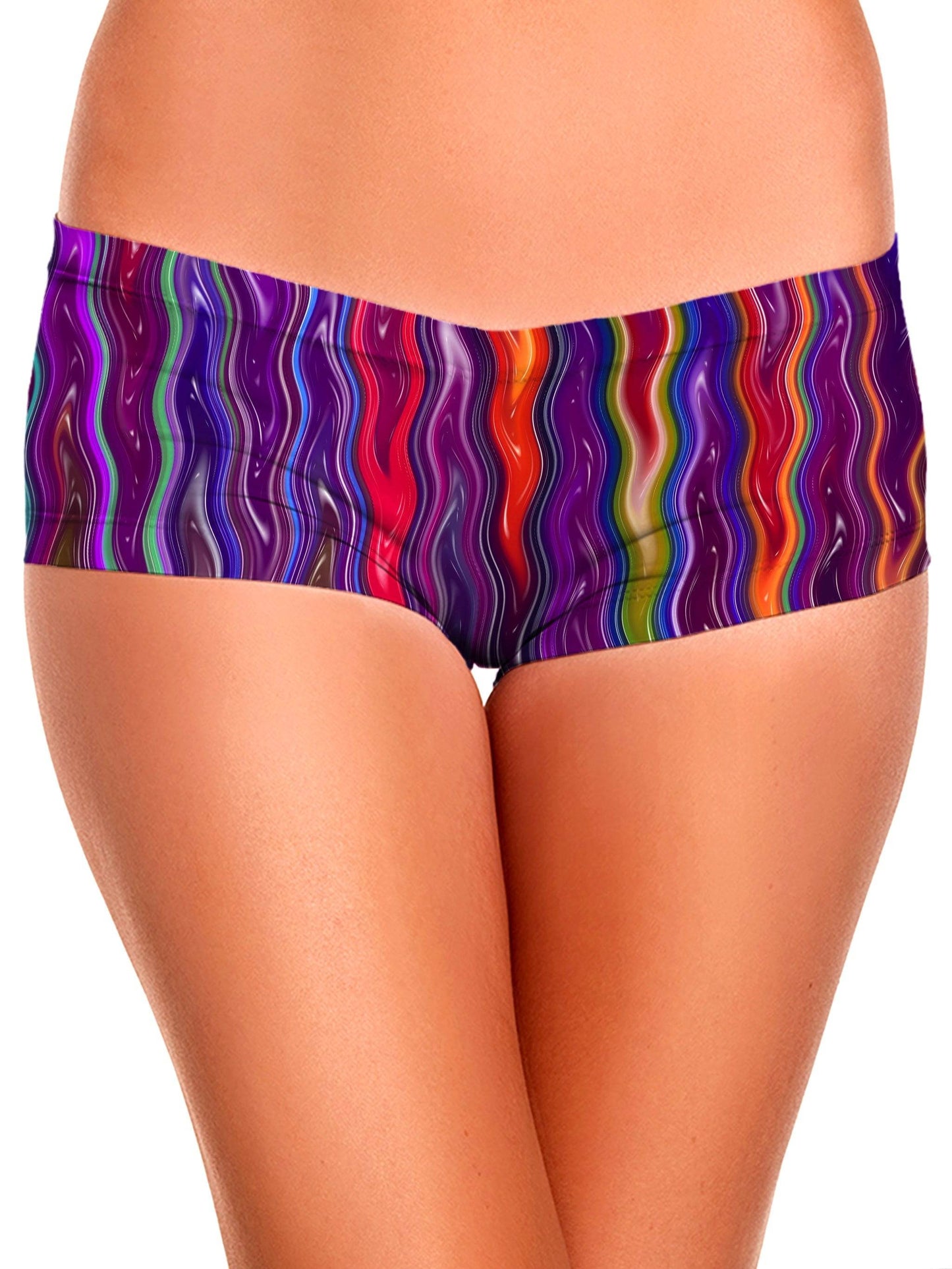 Trippy Vibes Crop Top and Booty Shorts Combo, Sartoris Art, | iEDM