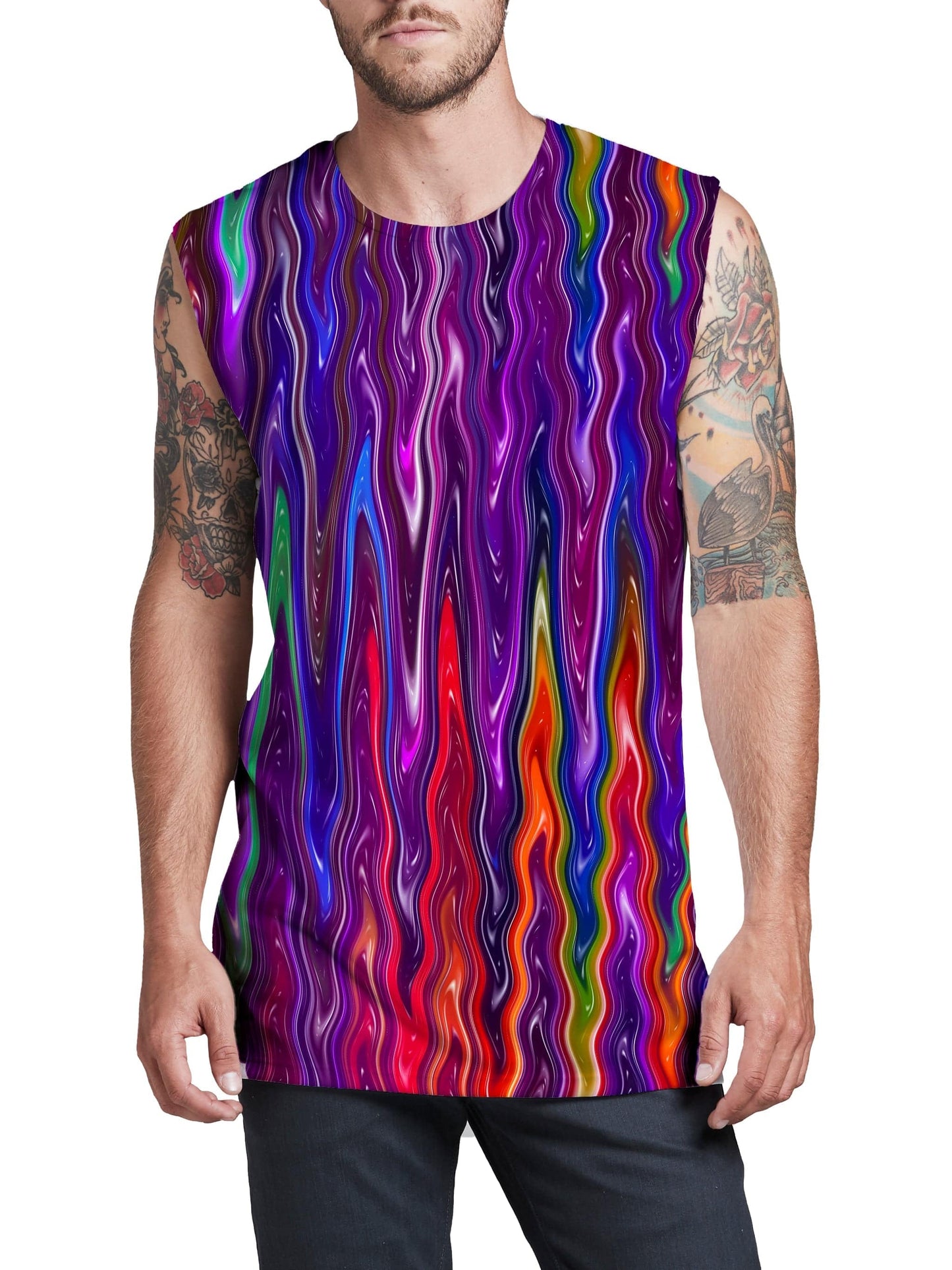 Trippy Vibes Men's Muscle Tank, Sartoris Art, | iEDM