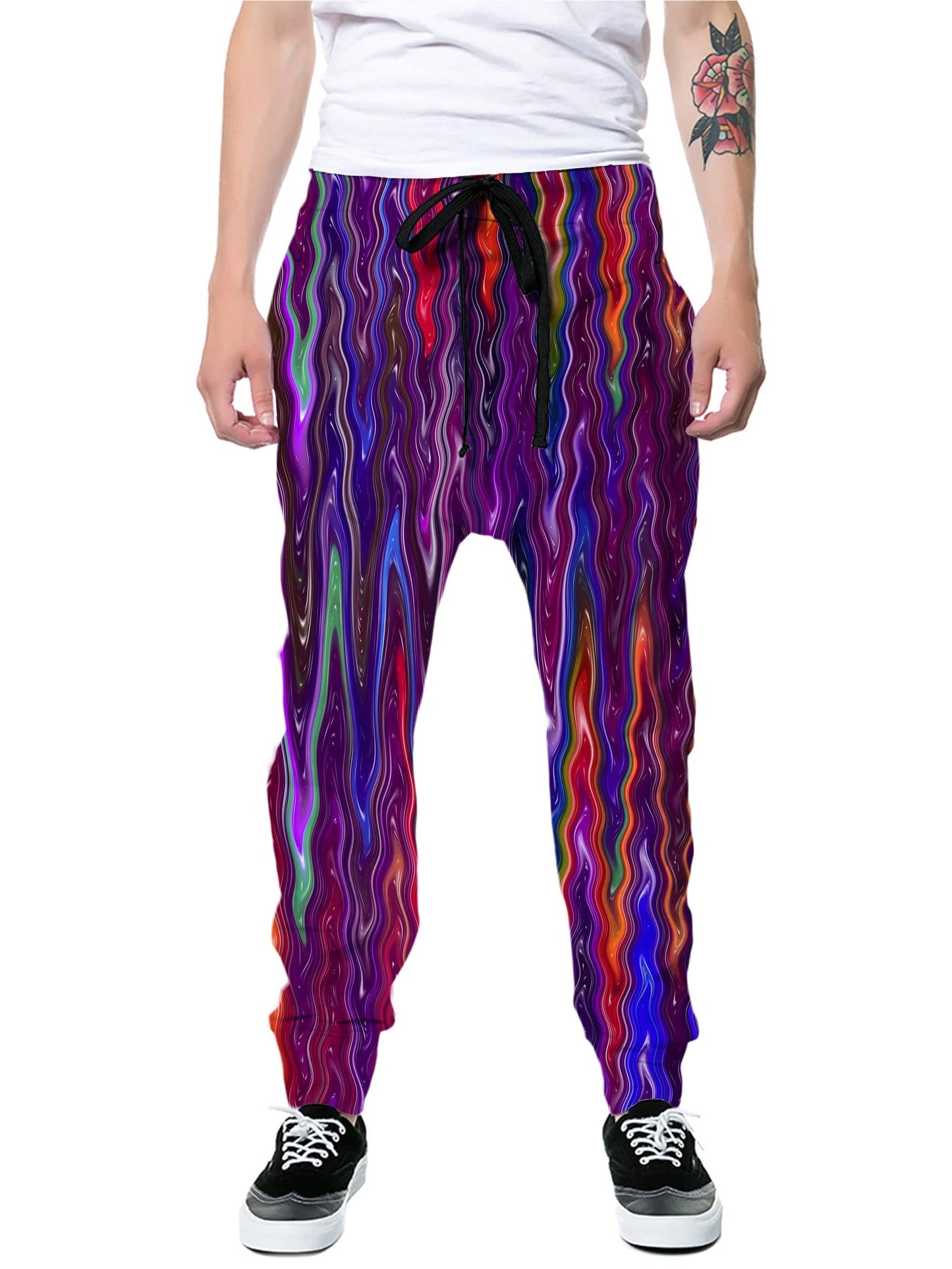 Trippy Vibes T-Shirt and Joggers Combo, Sartoris Art, | iEDM