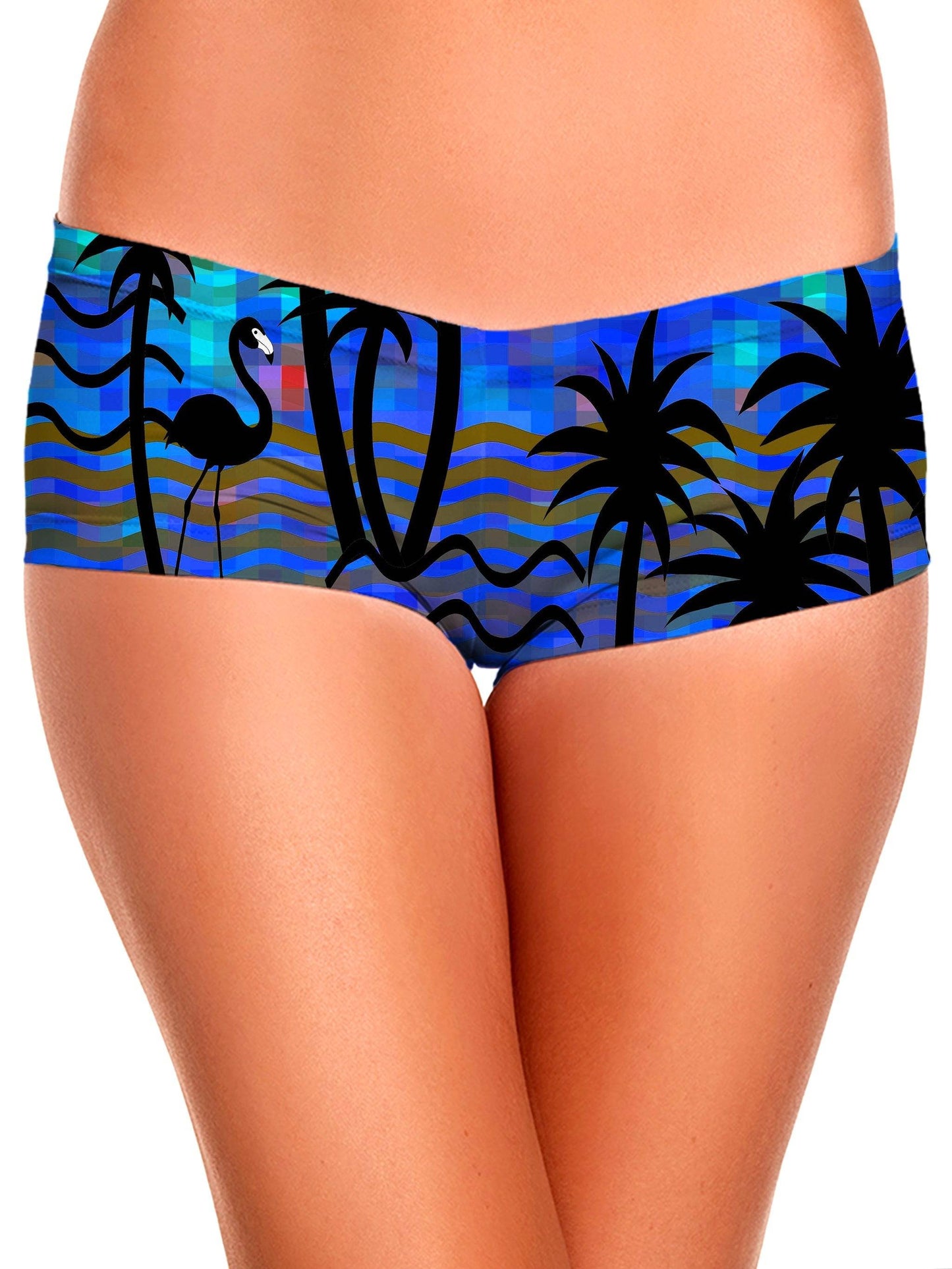 Tropical Dreams Crop Top and Booty Shorts Combo, Sartoris Art, | iEDM