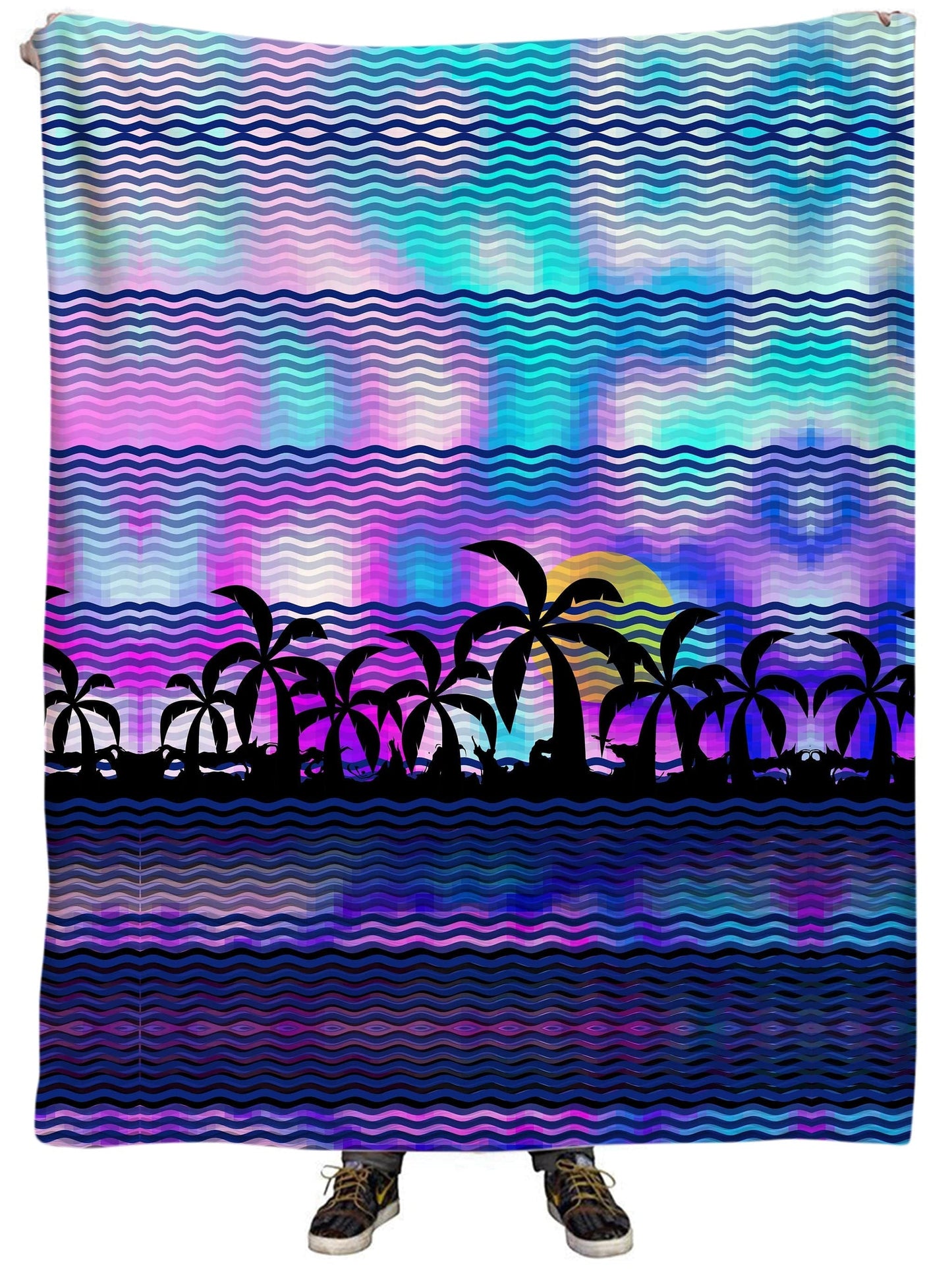 Tropical Island Plush Blanket, Sartoris Art, | iEDM