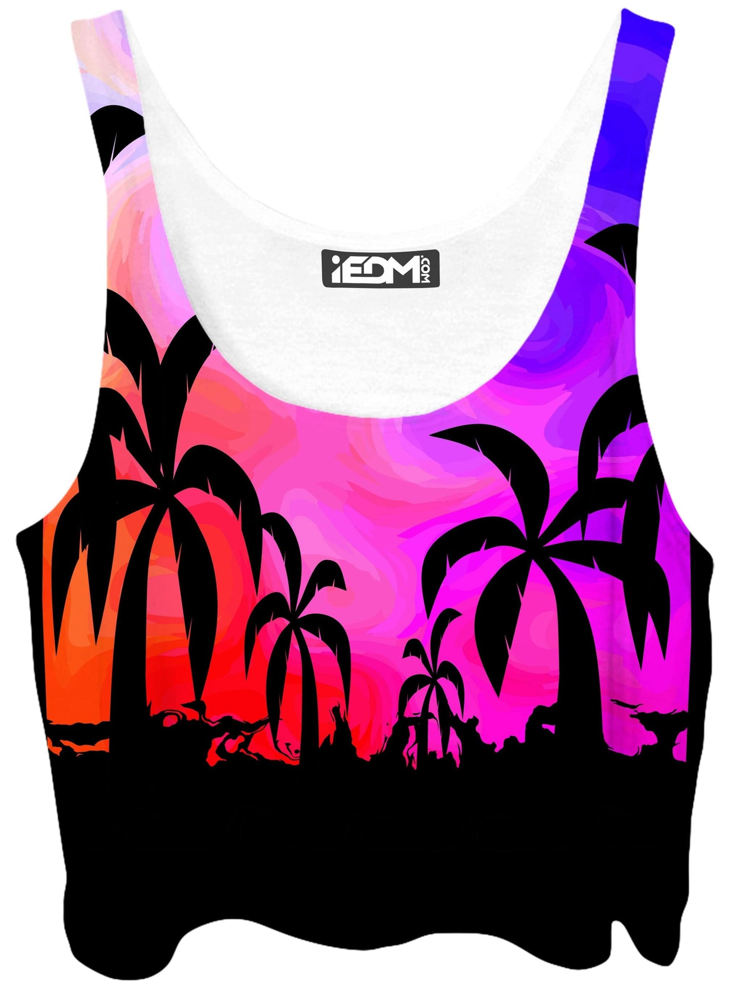Tropical Twilight Crop Top, Sartoris Art, | iEDM