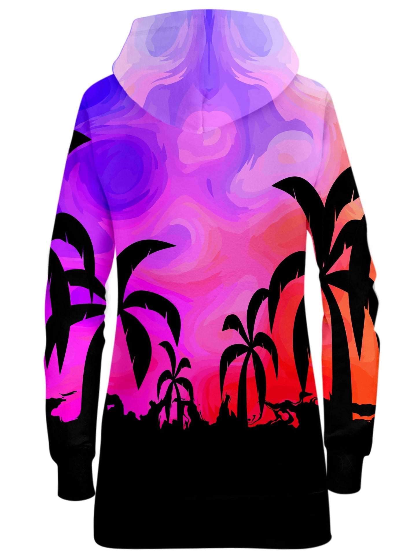 Tropical Twilight Hoodie Dress, Sartoris Art, | iEDM