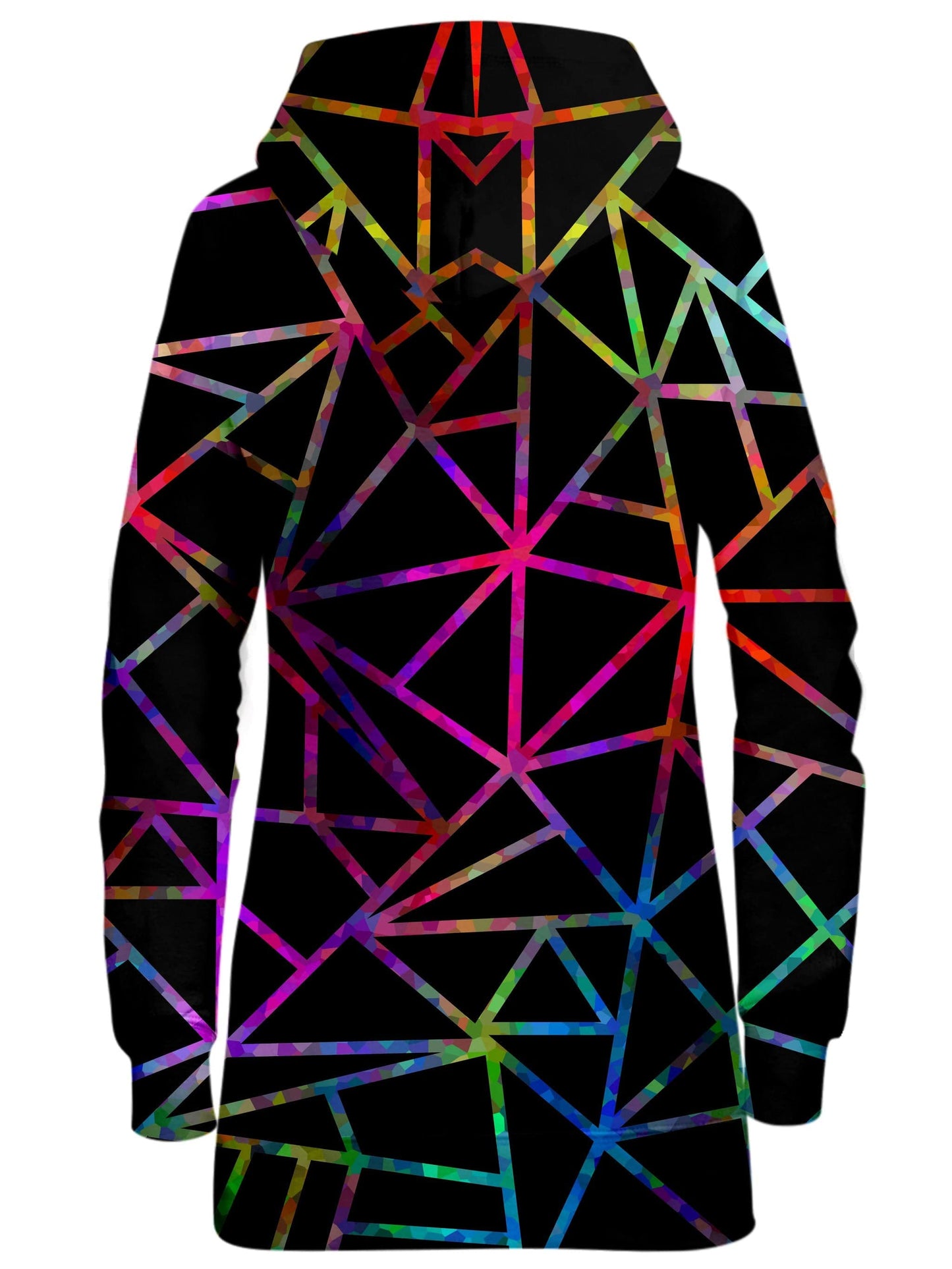 Webbed Geometric Hoodie Dress, Sartoris Art, | iEDM