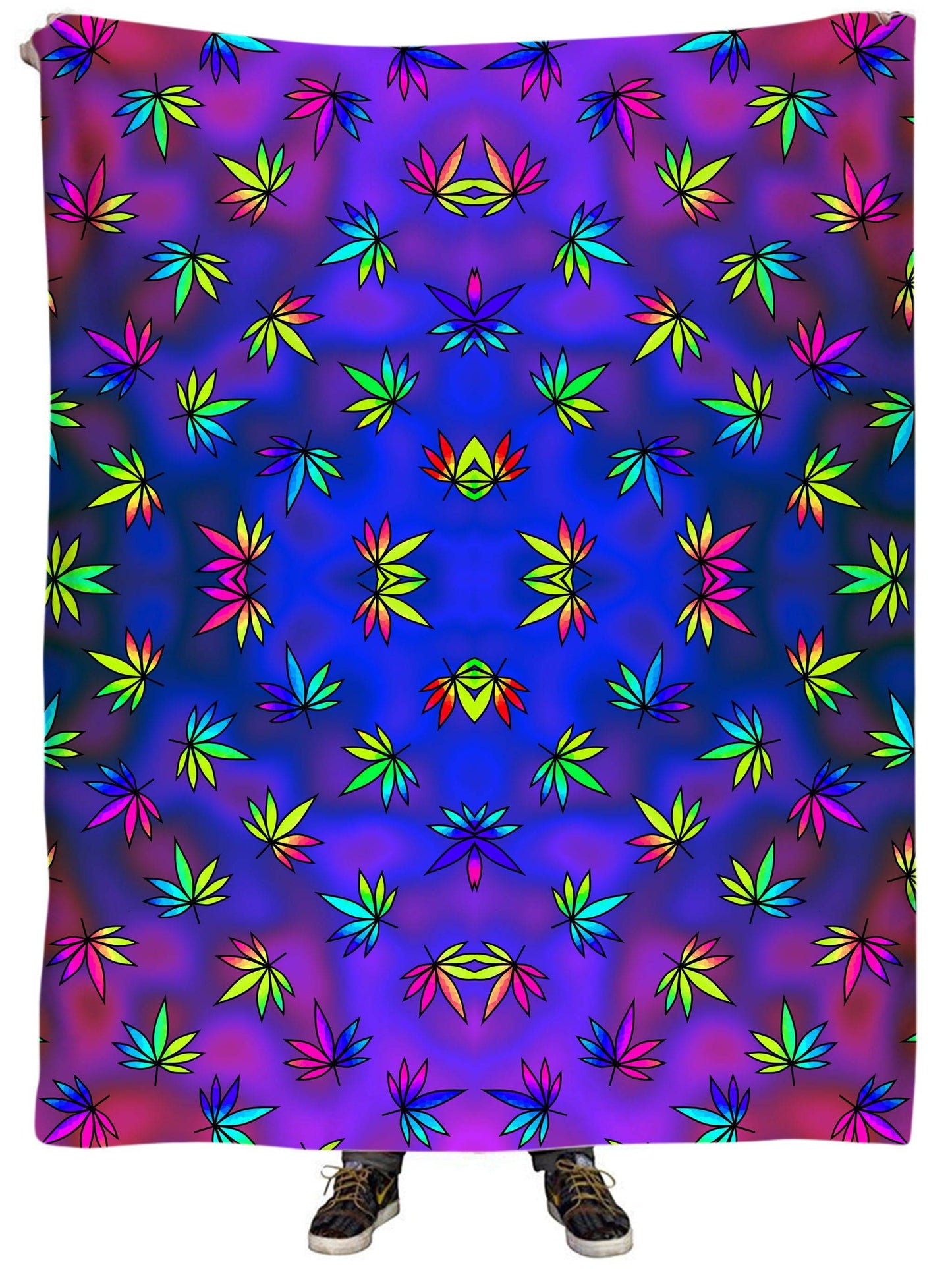 Weed Toss Plush Blanket, Sartoris Art, | iEDM