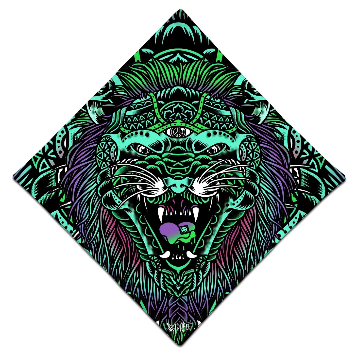 Acid Tiger Bandana, Set 4 Lyfe, | iEDM