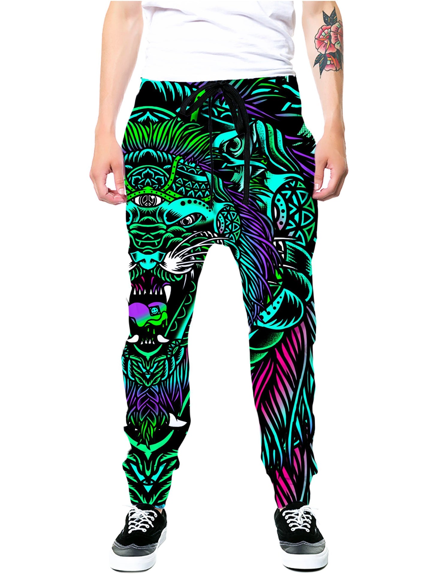 Set 4 Lyfe Acid Tiger Hoodie and Joggers Combo - iEDM
