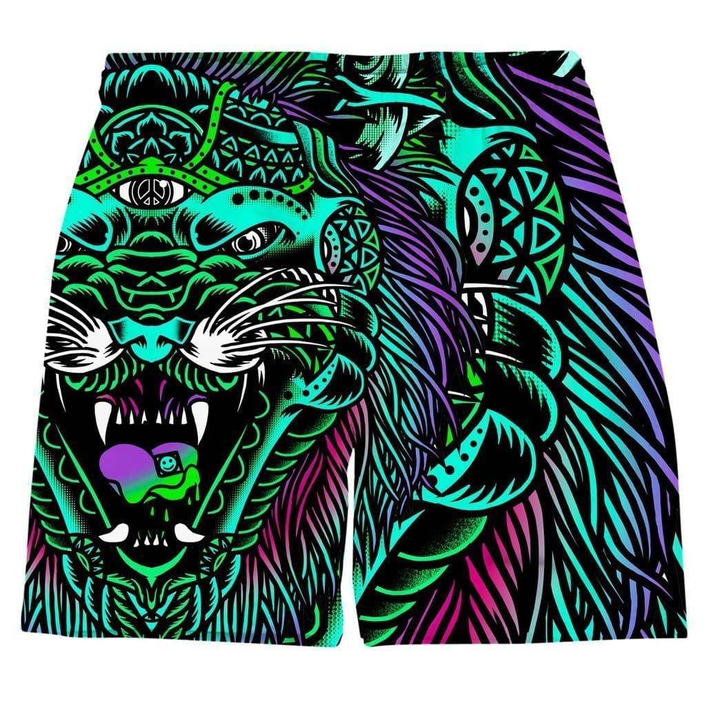 Acid Tiger T-Shirt and Shorts Combo, Set 4 Lyfe, | iEDM