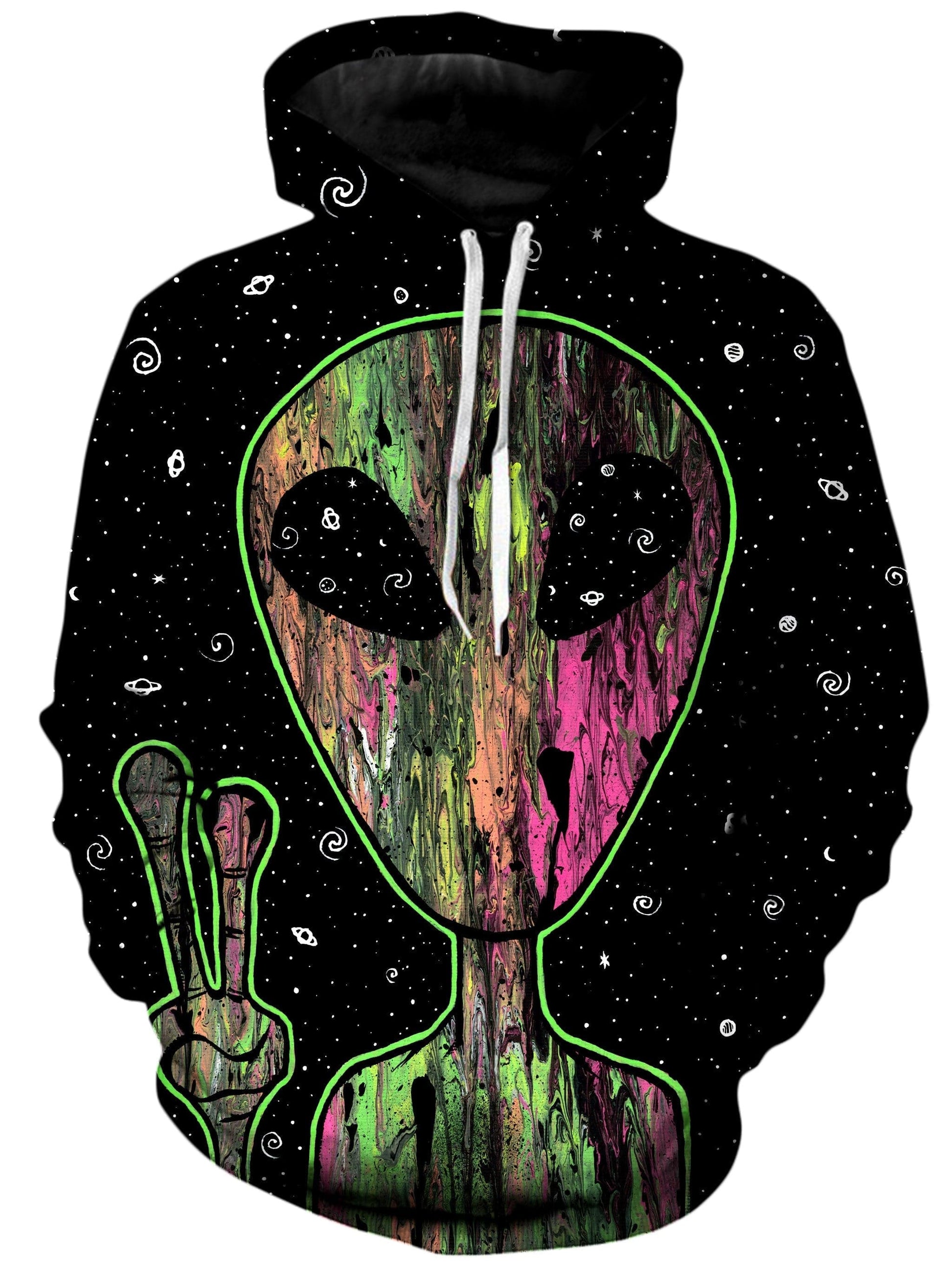 Alien Space Unisex Hoodie, Set 4 Lyfe, | iEDM