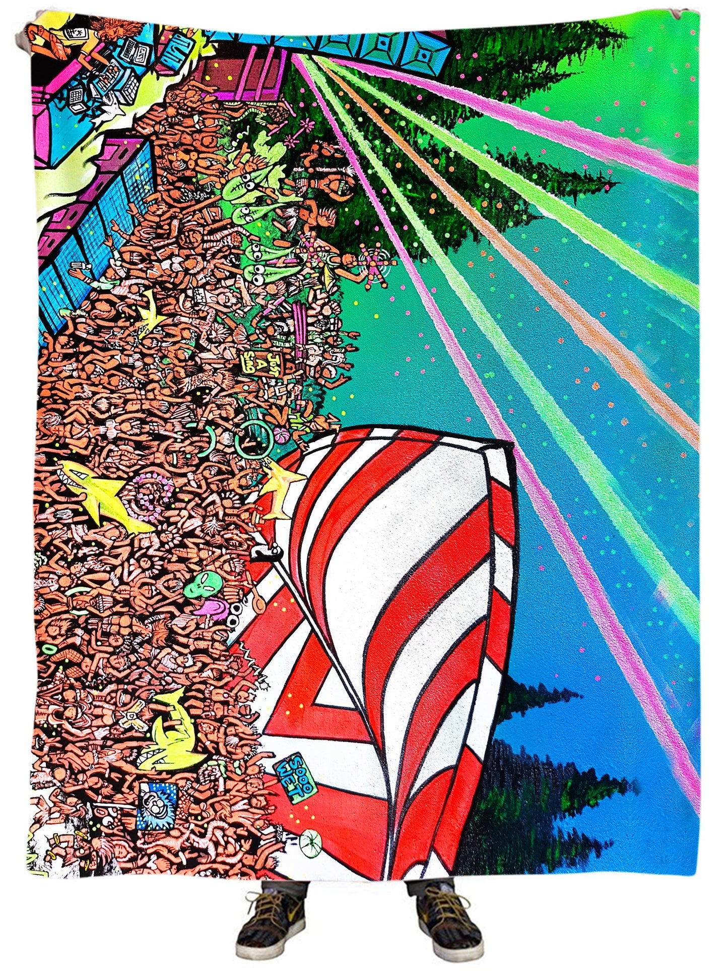 Amp Plush Blanket, Set 4 Lyfe, | iEDM