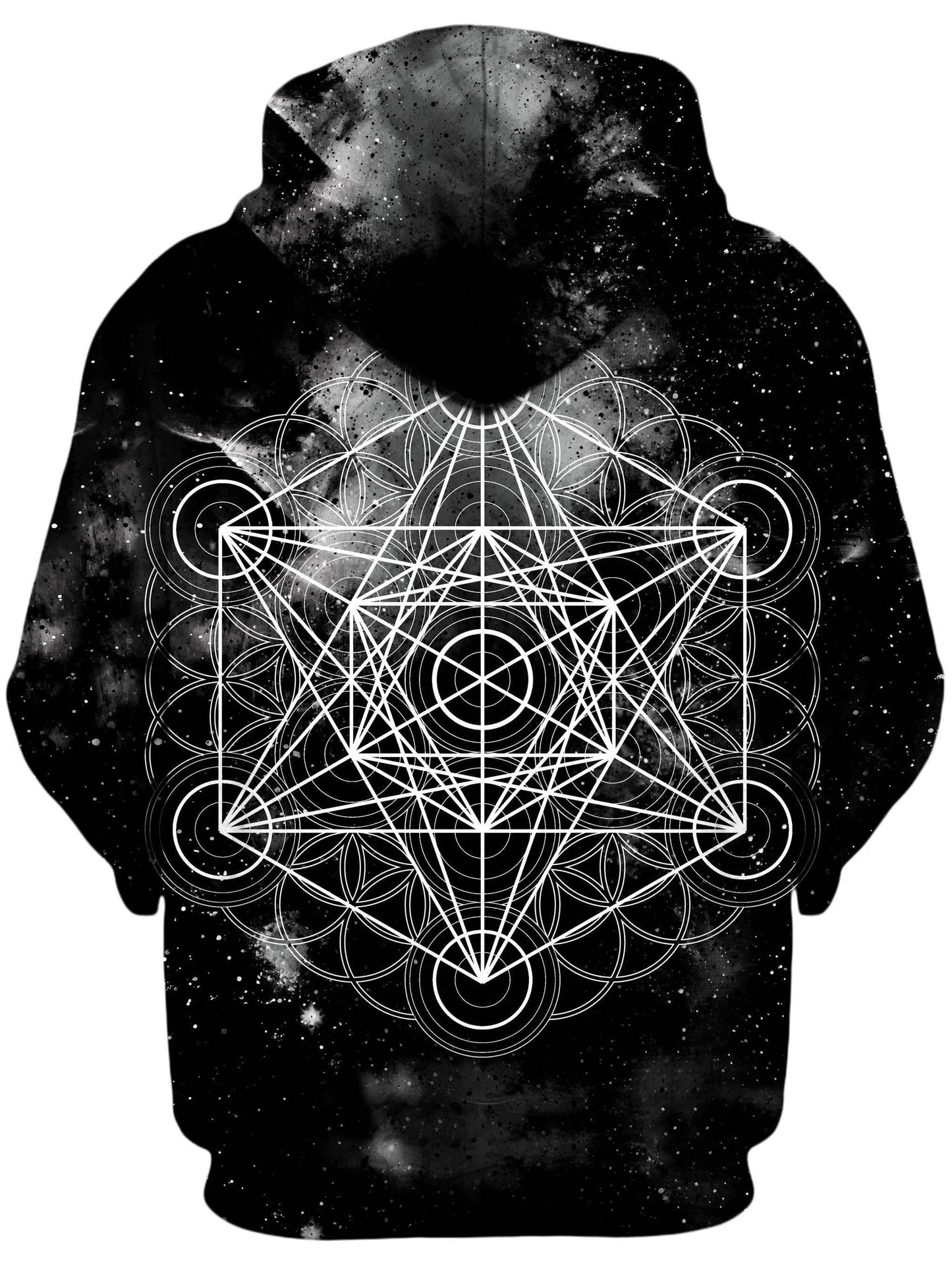 Black Space Metatrons Cube Unisex Hoodie, Set 4 Lyfe, | iEDM