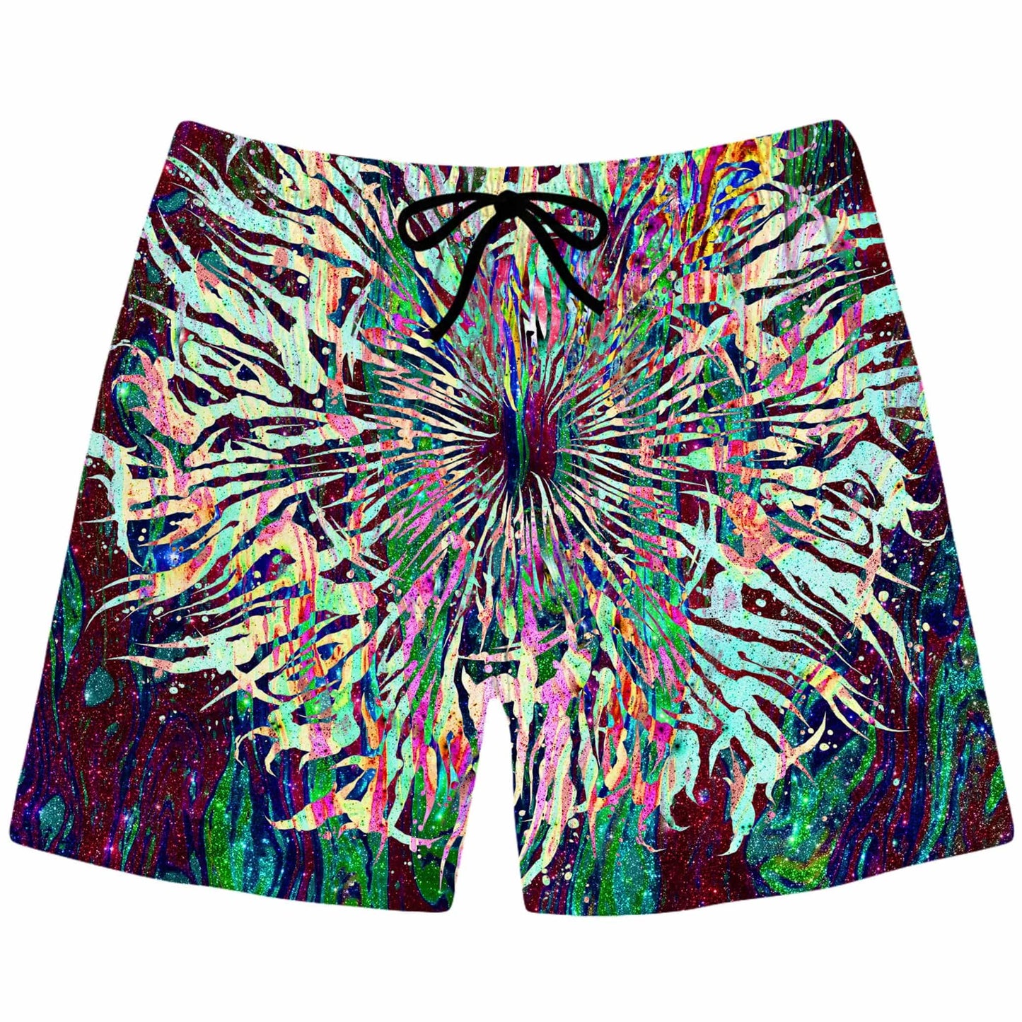 Grime Mandala Swim Trunks, Set 4 Lyfe, | iEDM