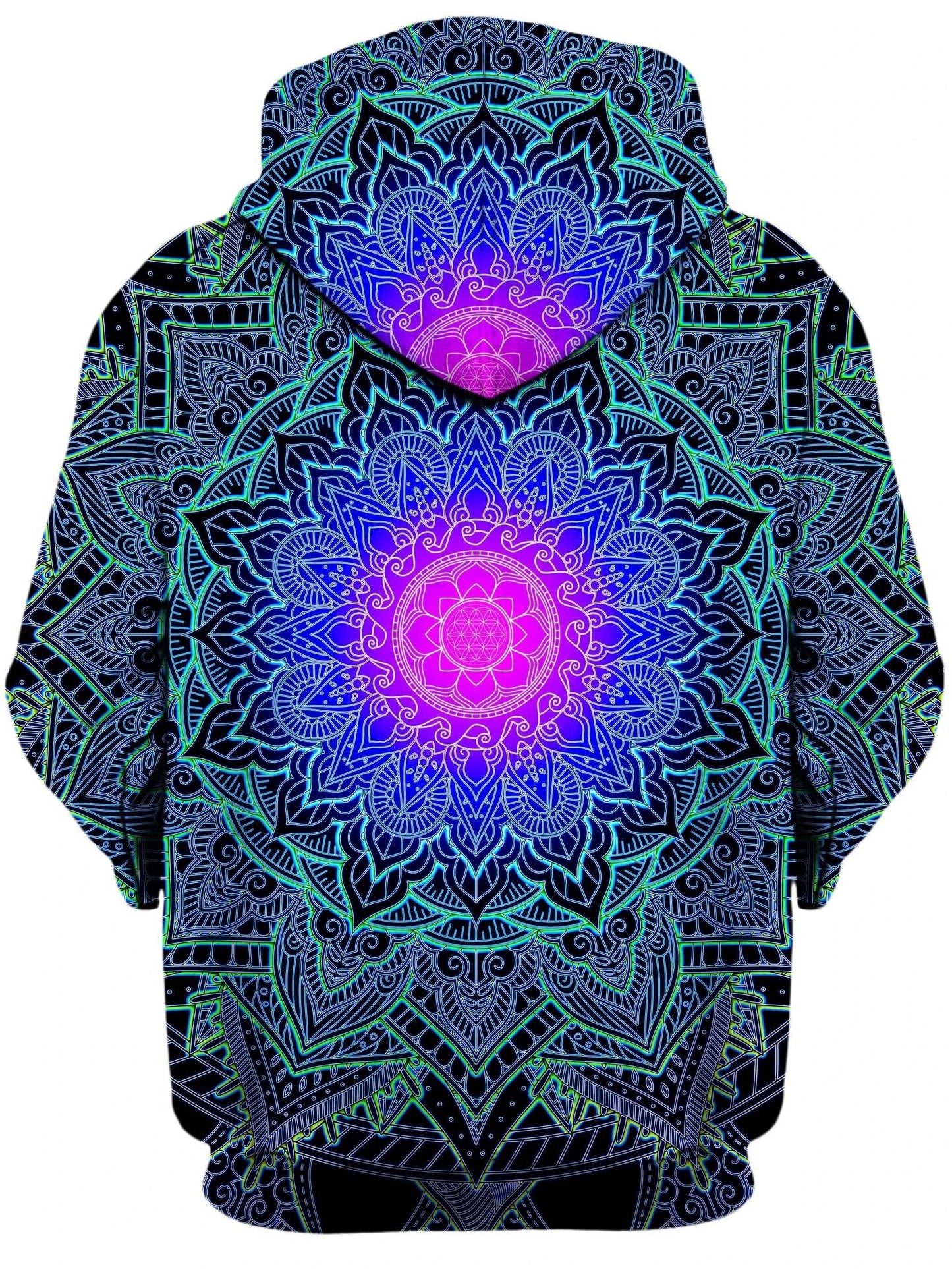 Mandala Love Unisex Zip-Up Hoodie, Set 4 Lyfe, | iEDM