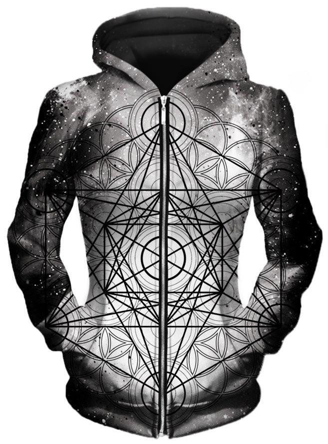 Metatronic Unisex Zip-Up Hoodie, Set 4 Lyfe, | iEDM