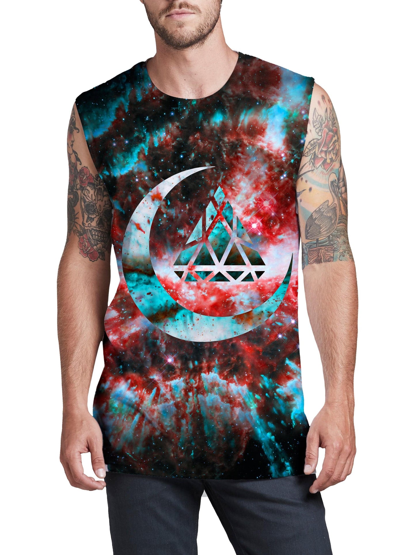 Shudder Moon Men's Muscle Tank, Set 4 Lyfe, | iEDM