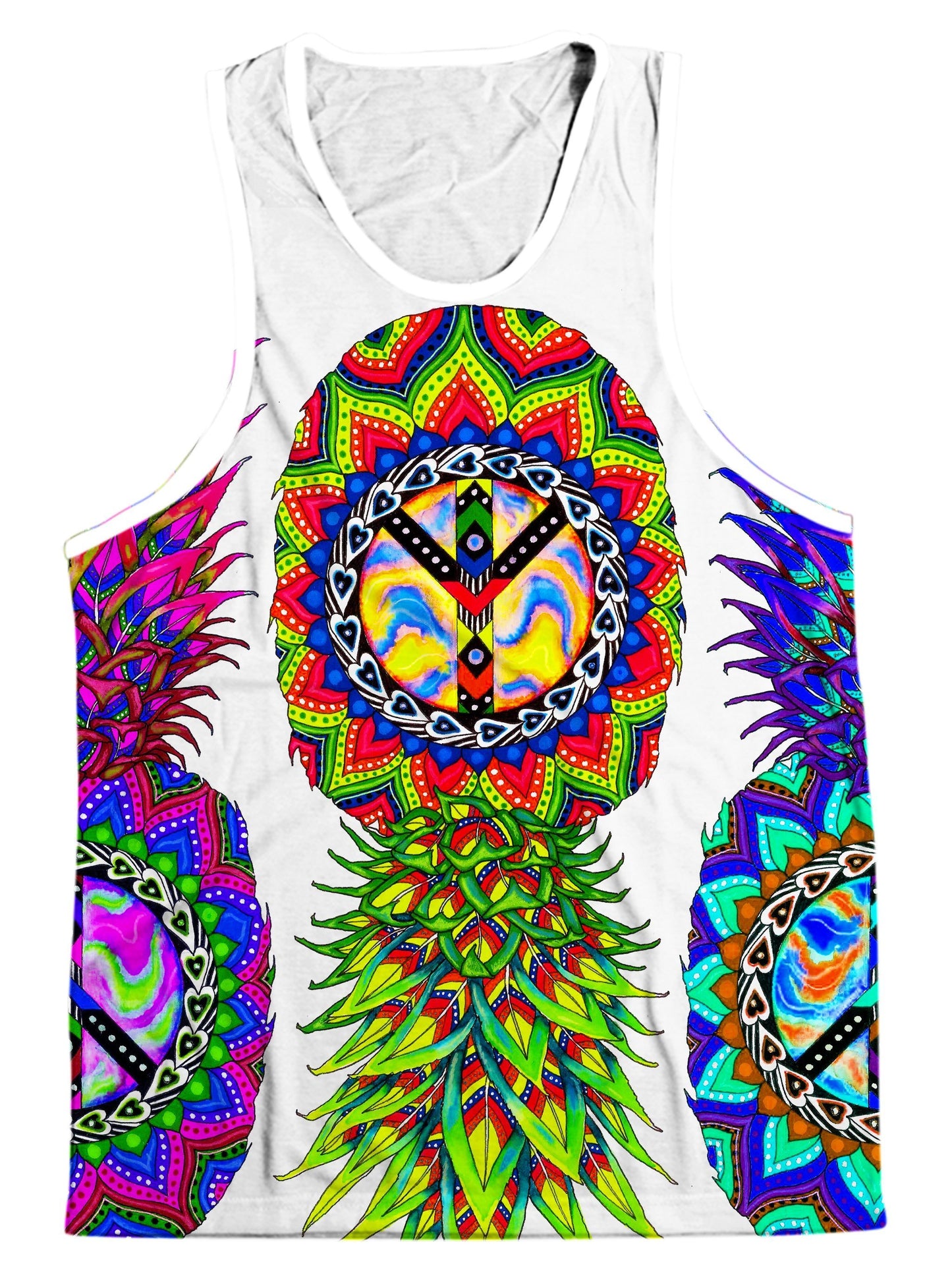 Ananas Trio Men's Tank, Svenja Jodicke, | iEDM