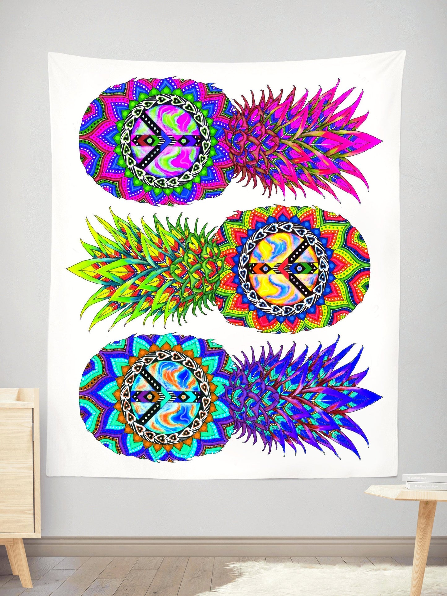 Ananas Trio Tapestry, Svenja Jodicke, | iEDM