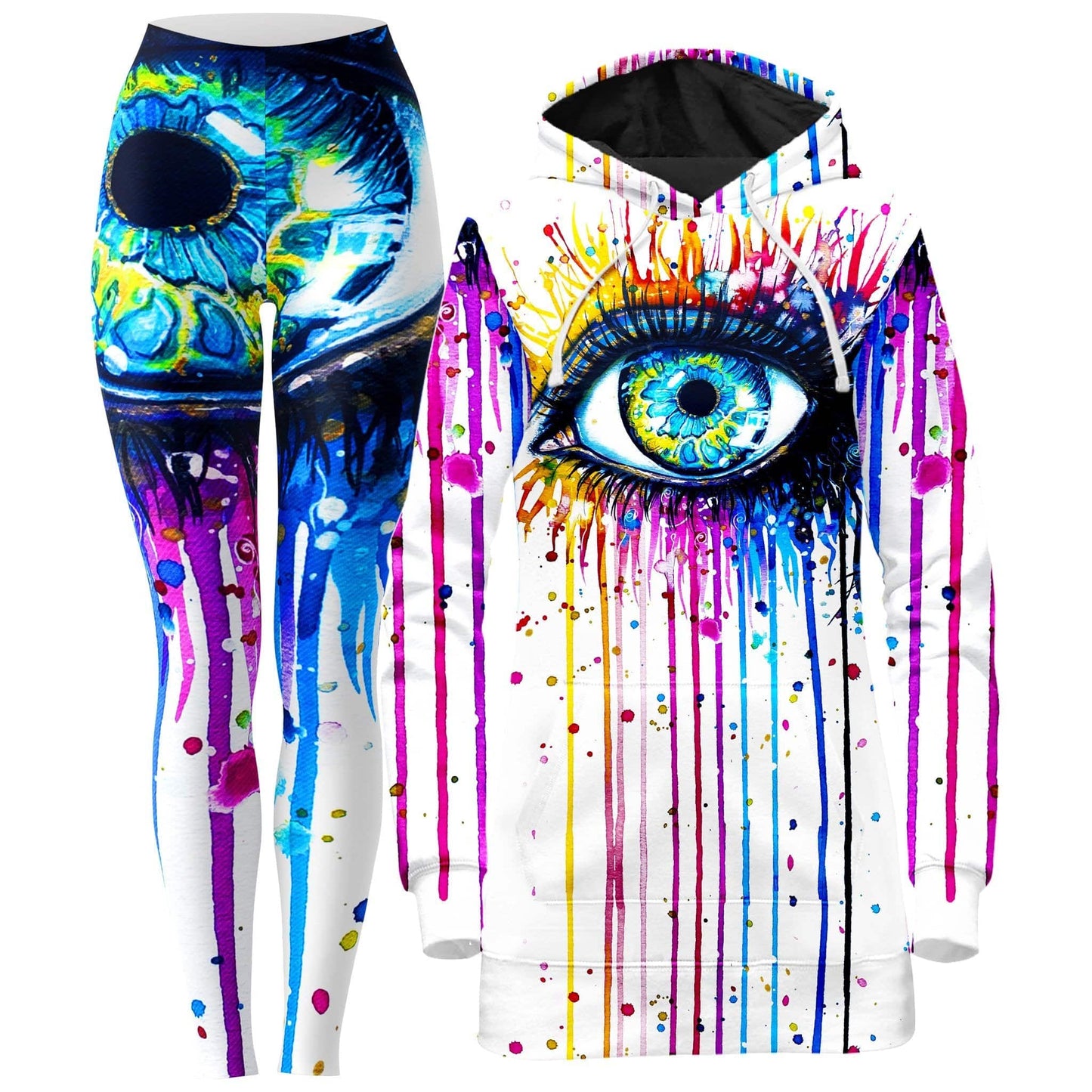 Eyecopi Kopie Hoodie Dress and Leggings Combo, Svenja Jodicke, | iEDM