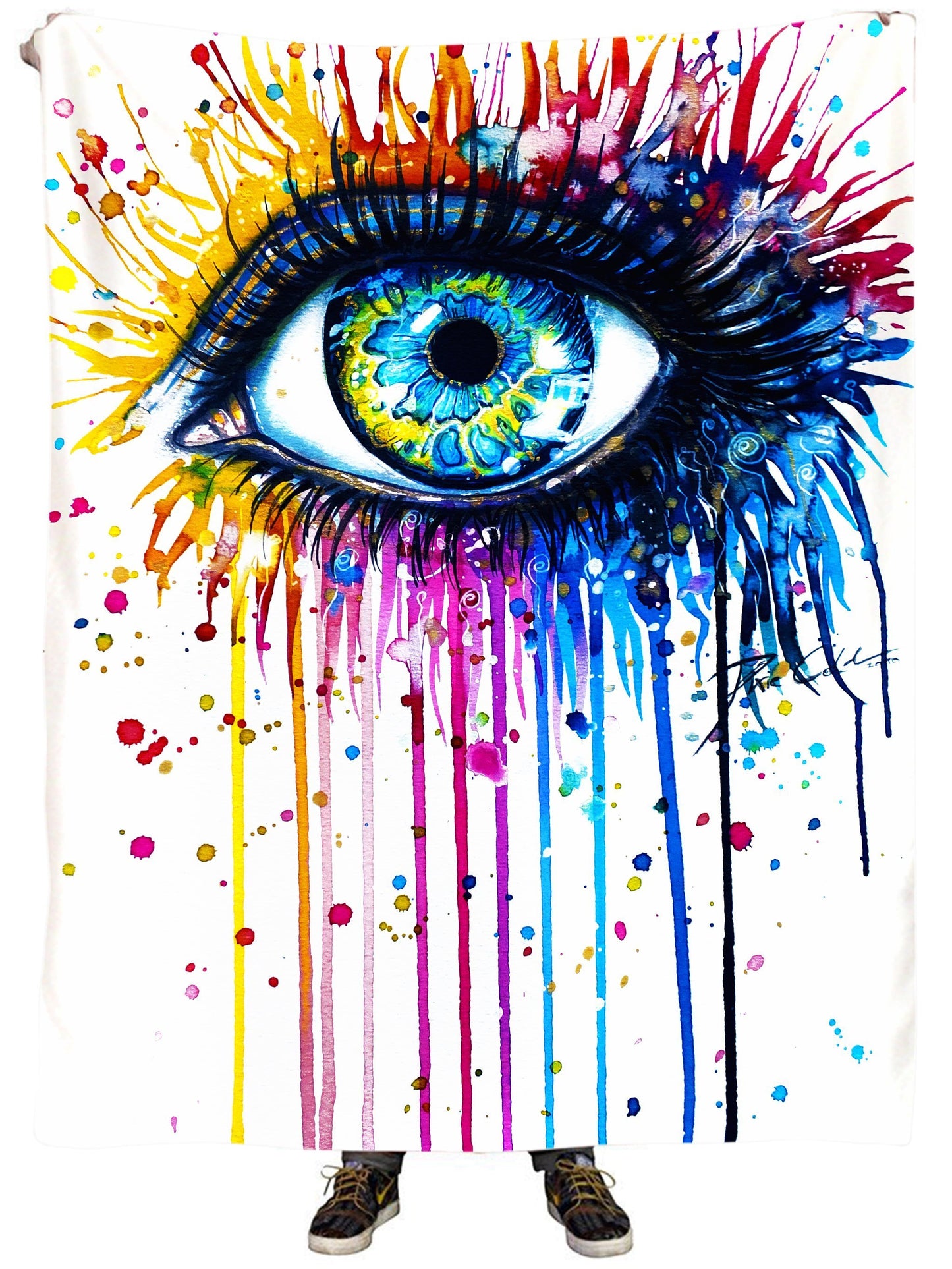 Eyecopi Kopie Plush Blanket, Svenja Jodicke, | iEDM