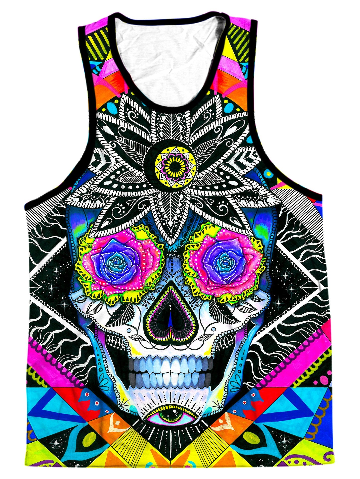 Suger Skull Men's Tank, Svenja Jodicke, | iEDM